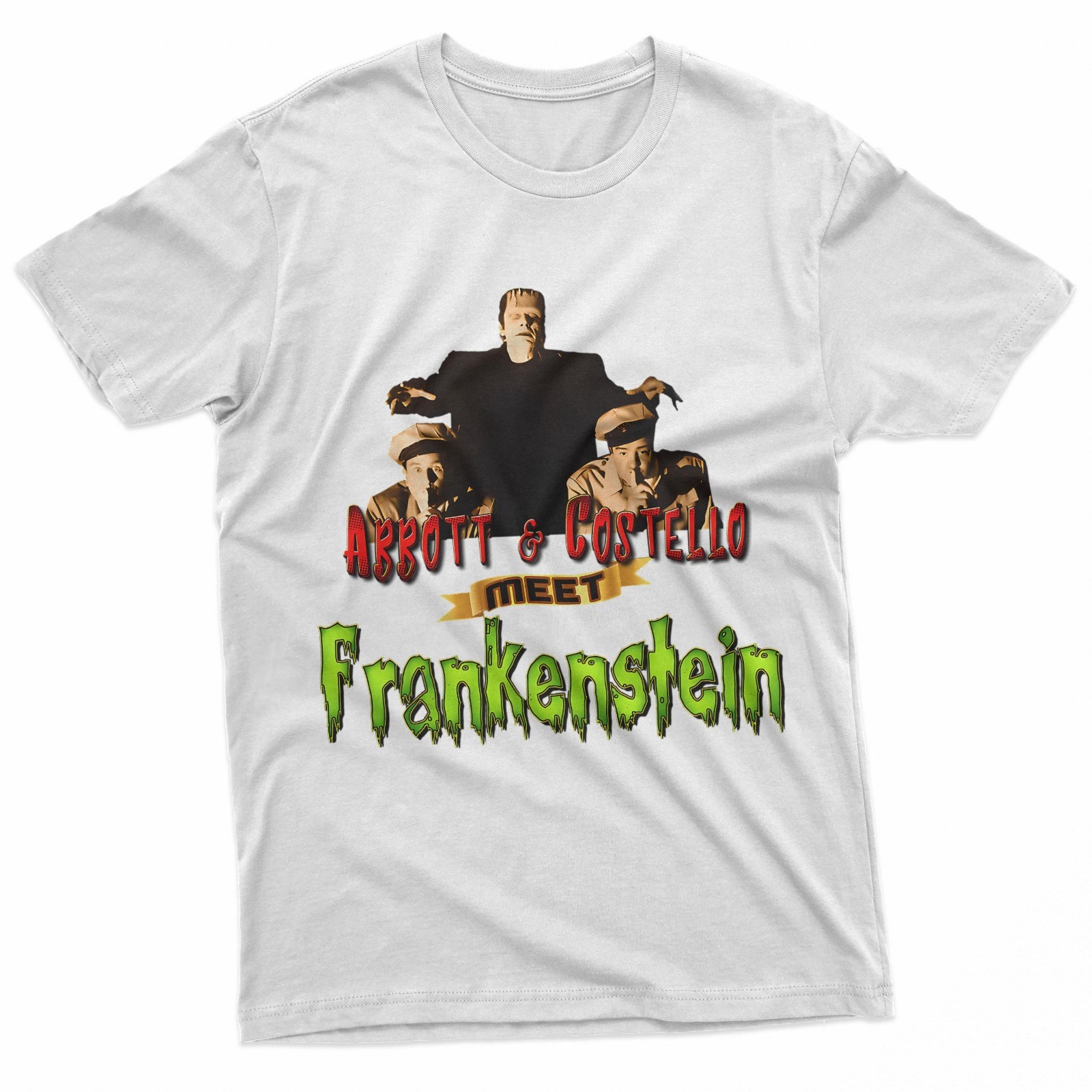 Abbott And Costello Meet Frankenstein Classic Horror Comedy T-Shirt