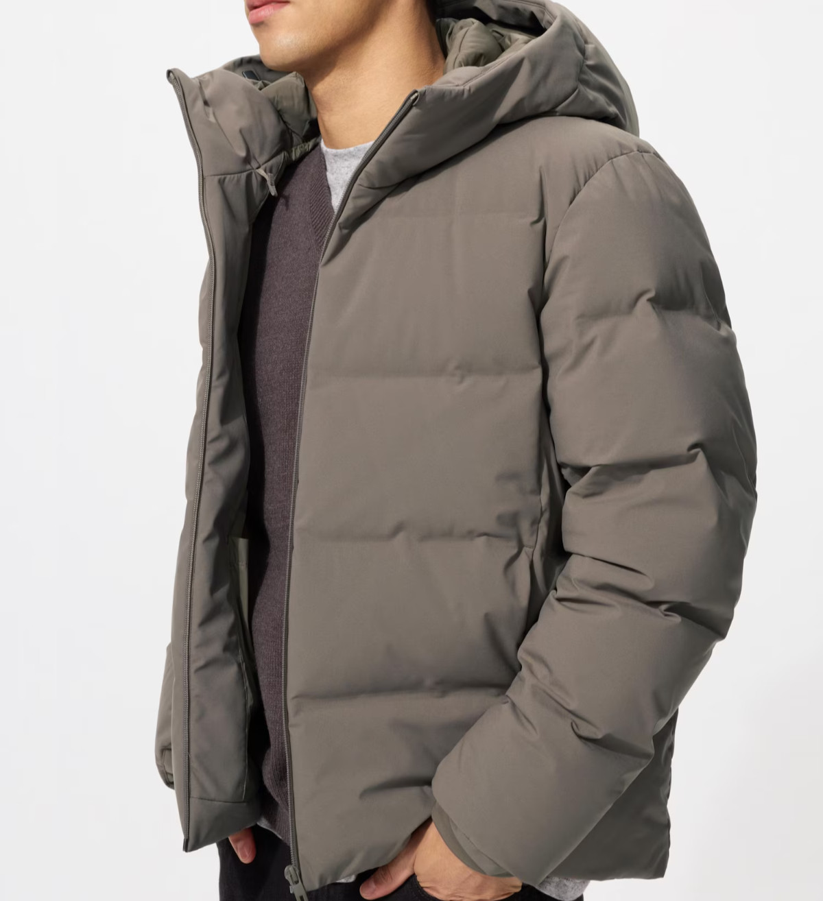 Men UNIQLO Seamless Down Parka “Warmer than The North Face” Fill Power 750+ New