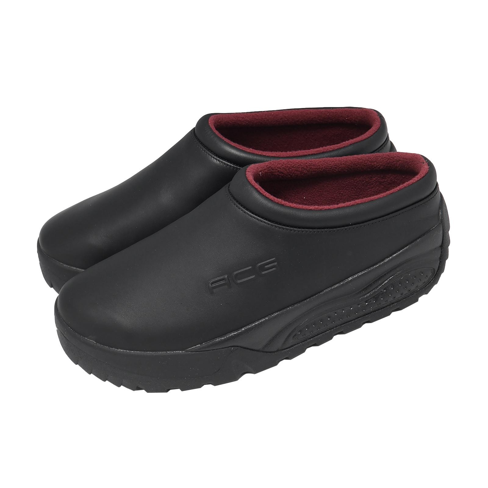 Nike ACG Rufus Black Leather Men Casual Slip On Shoes HV4087-001