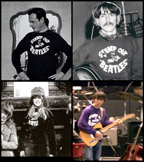 STAMP OUT THE BEATLES SWEATSHIRT AUTHENTIC MCCARTNEY LENNON HARRISON STARR shirt