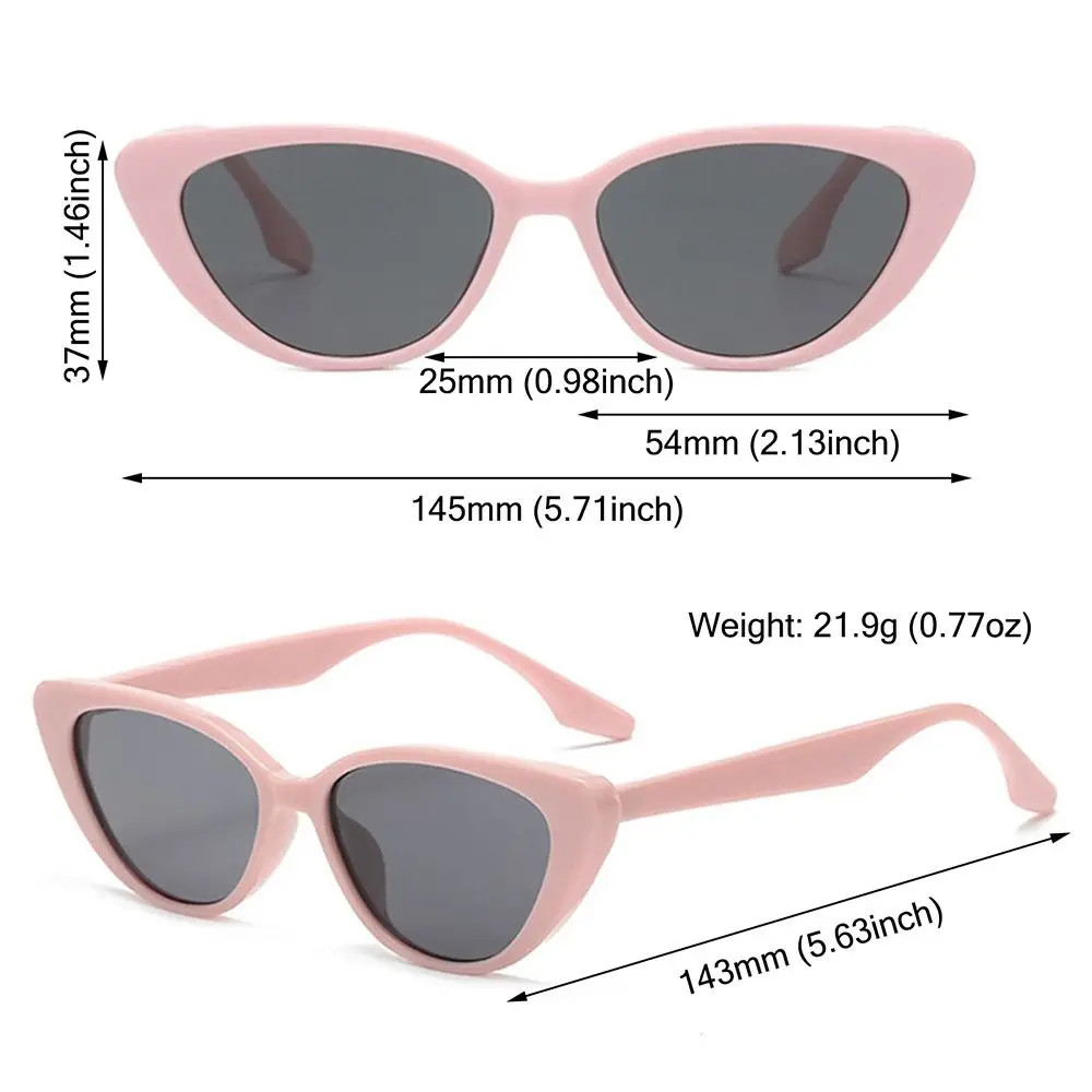 Small Frame Cat Eye Sunglasses Retro Fashion Eyewear