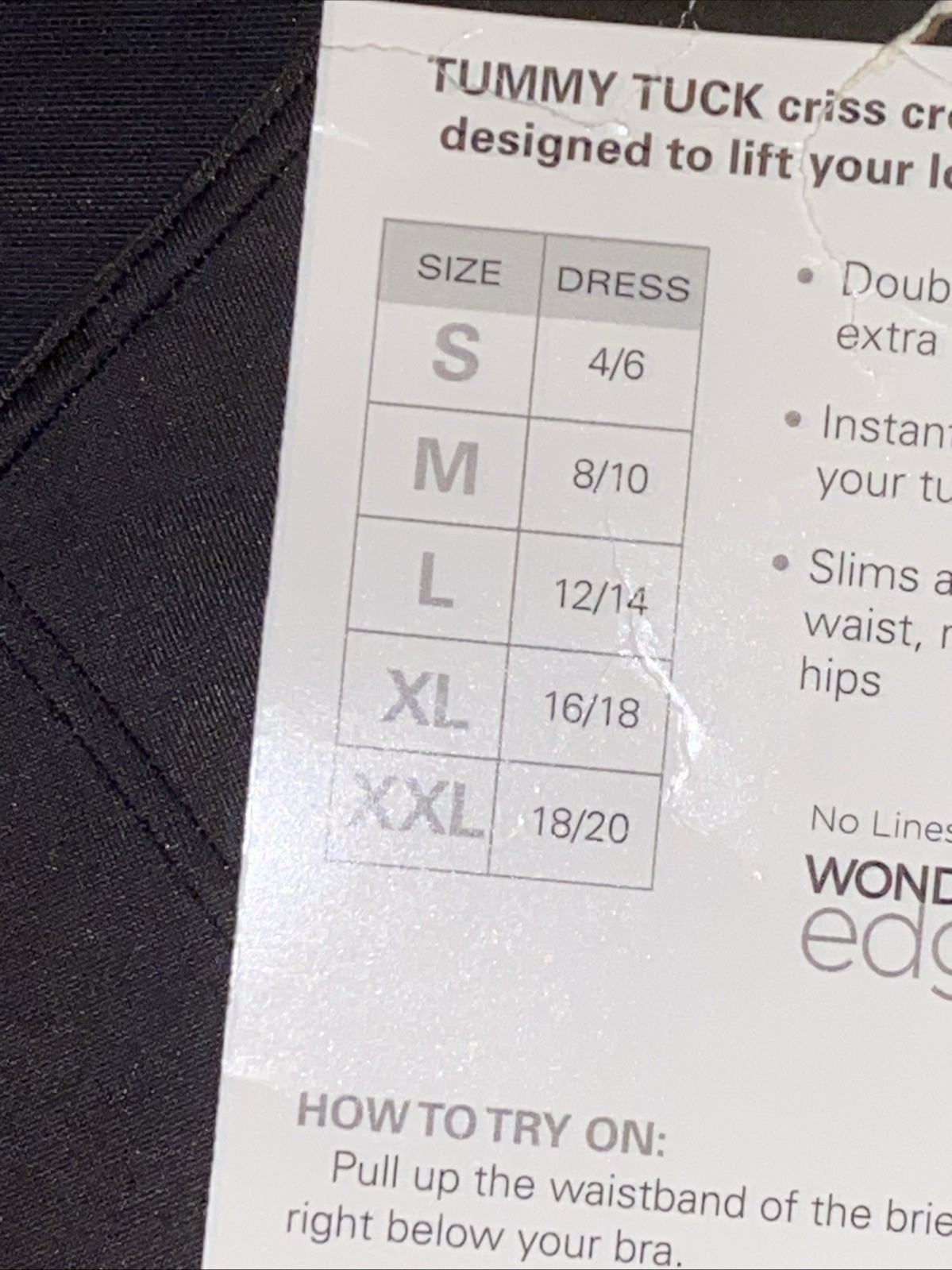 Slim Shaper By Miracle Brands Hi Waist Brief Black XXL