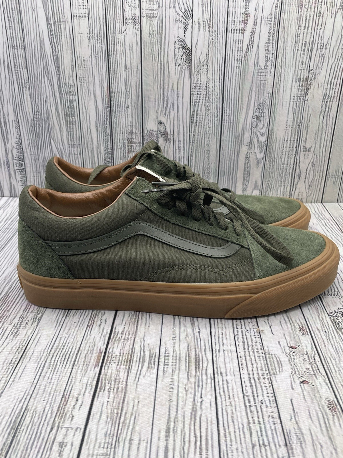 Vans Adult Unisex Off The Wall Green Casual Sneakers Men 8/Women 9.5 New