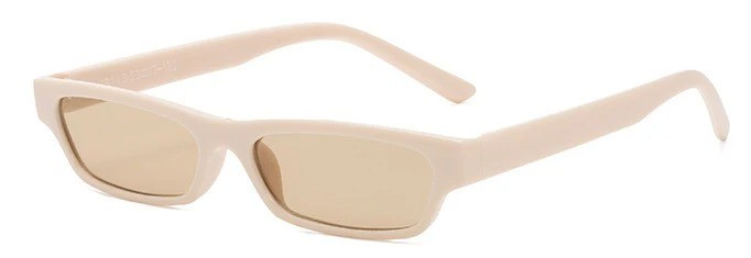 Small Rectangular Frame Sunglasses Spring Hinge Unisex Black UV 400 – Free Ship