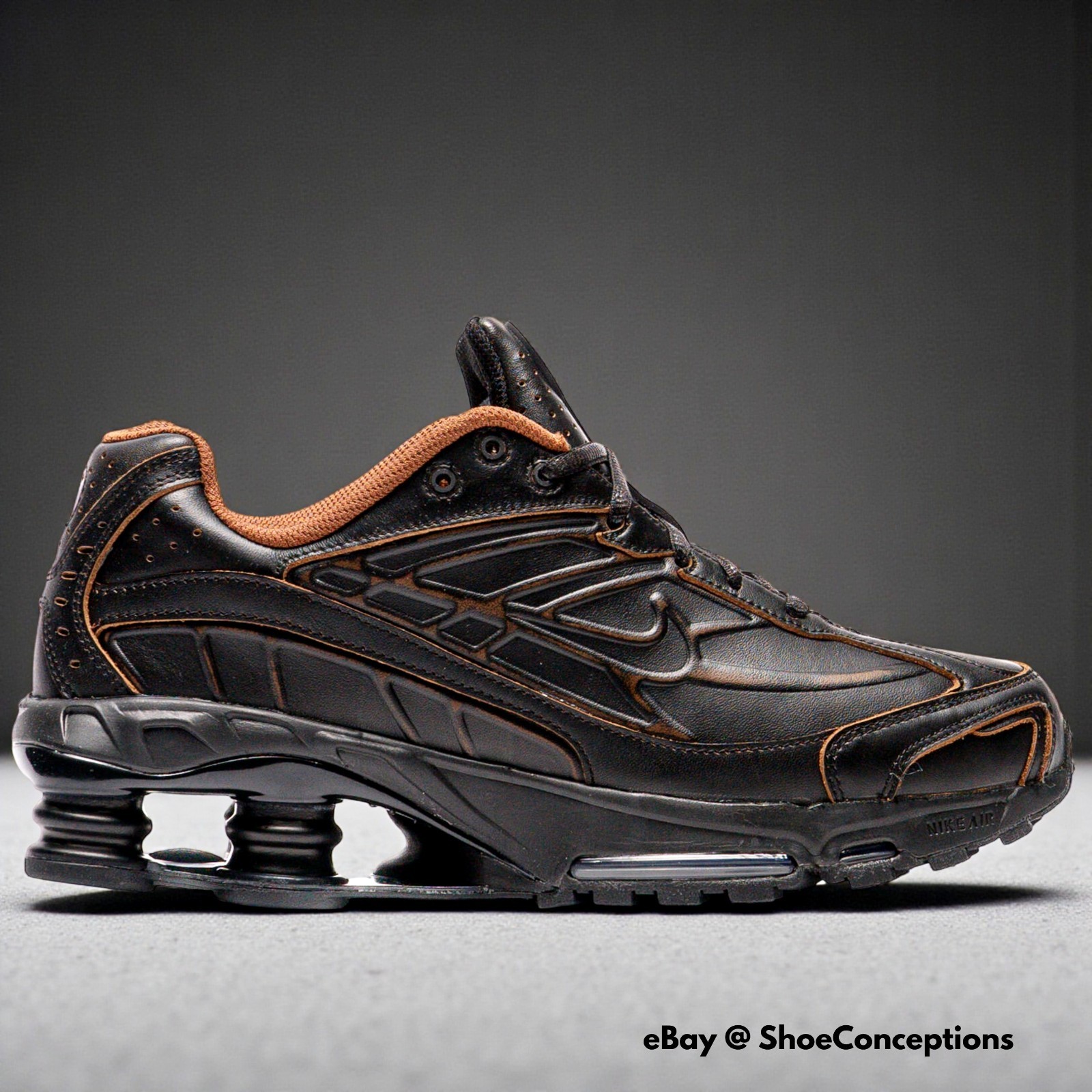 Nike Shox Ride 2 PRM Black Lt British Tan HV4447-010 Men’s Size NEW