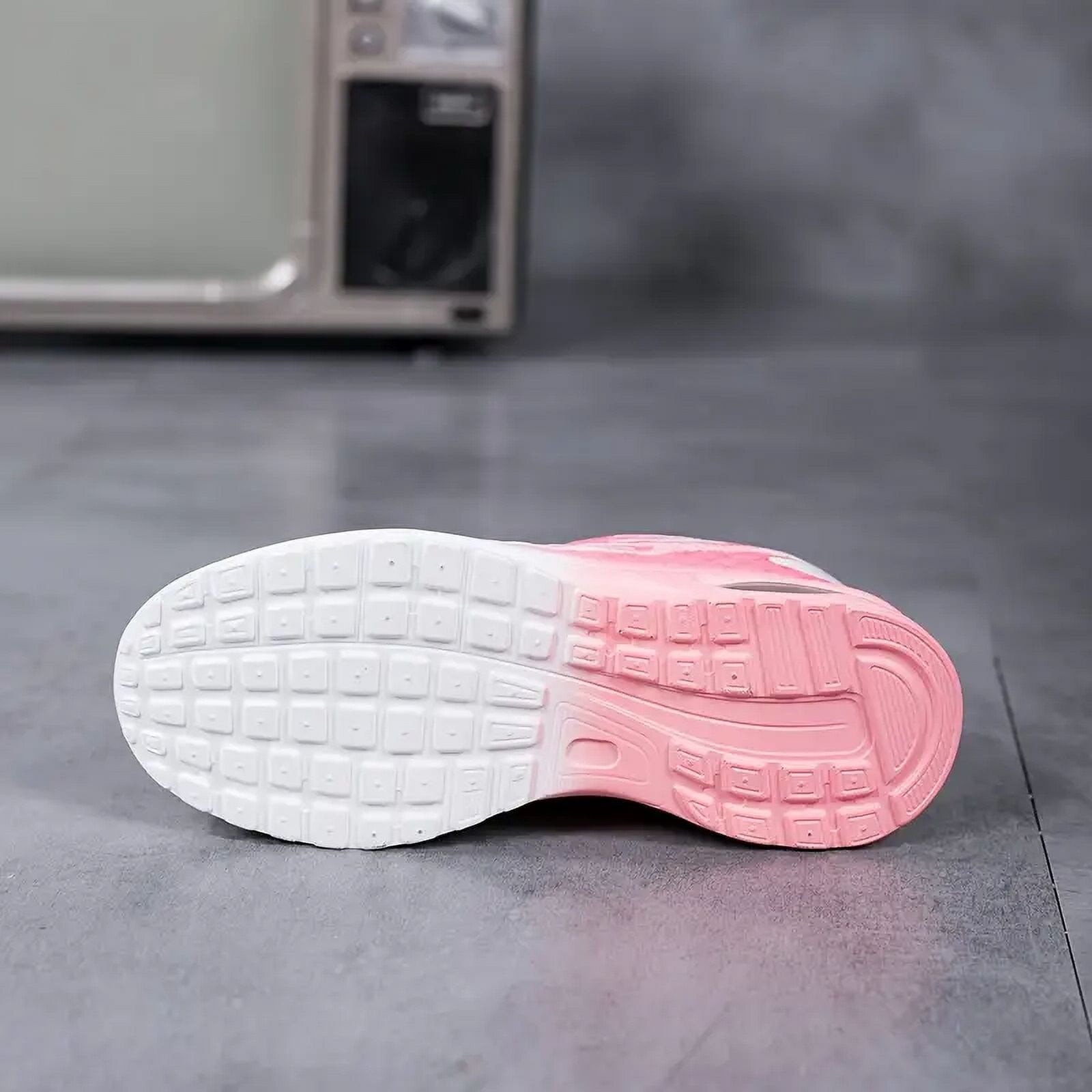 Women’s Orthopedic Walking Sneakers Breathable Mesh Non-Slip Cushion Pink