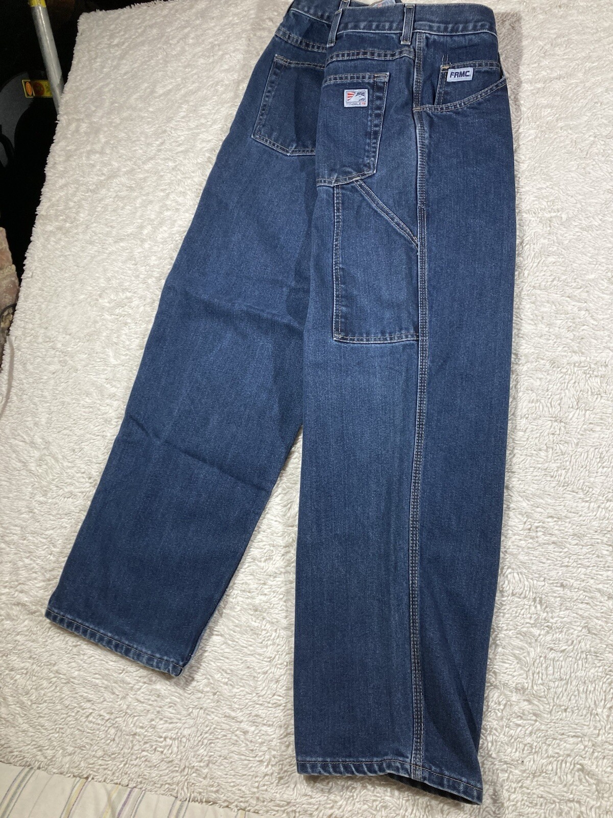 Tyndale FR Flame Resist Jeans Men Sz 38x30FRMC Relax Fit Carpenter F290T