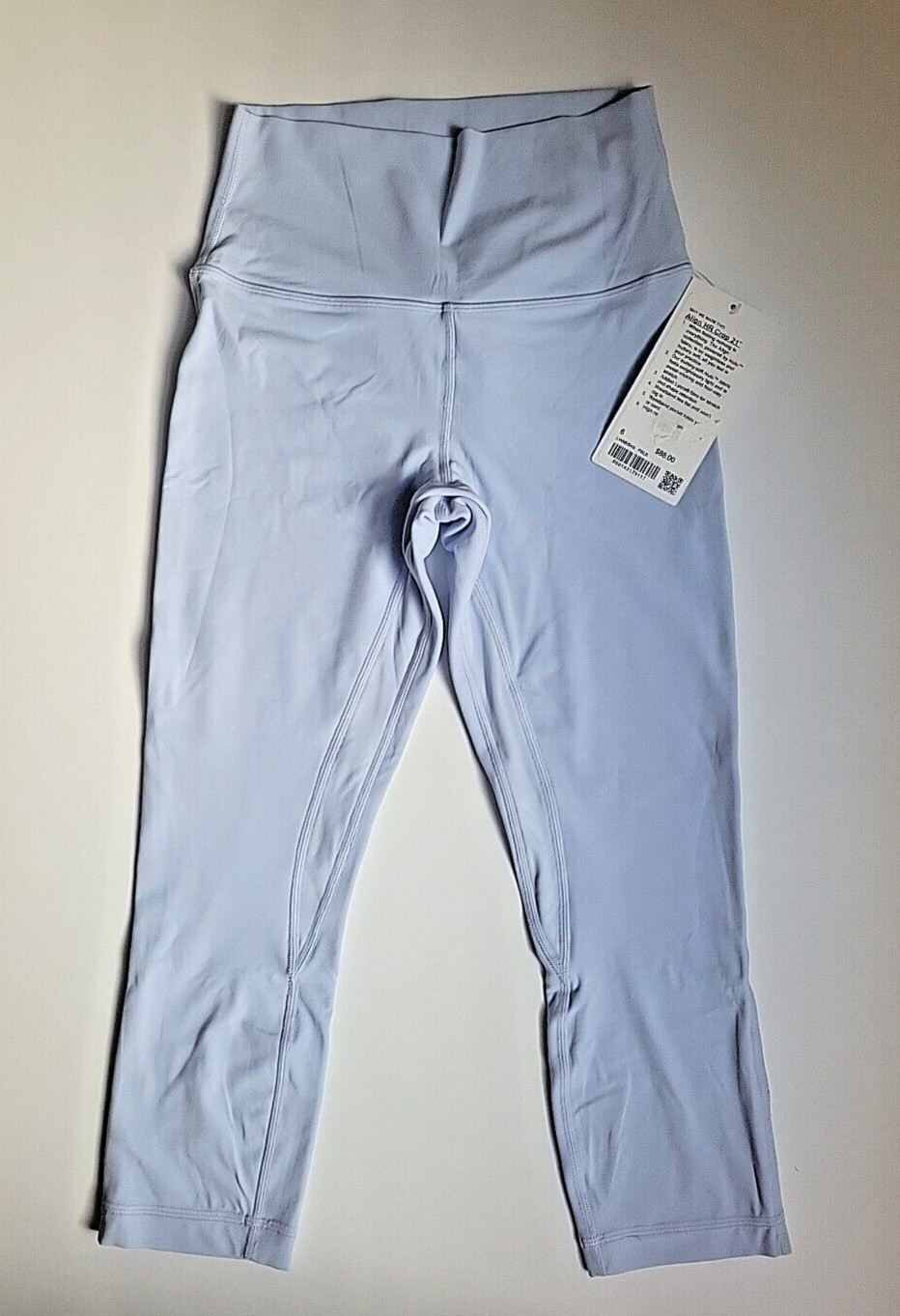Lululemon Align High-Rise HR Crop Tight 23″ in Powder Blue Women Size 6 NWT