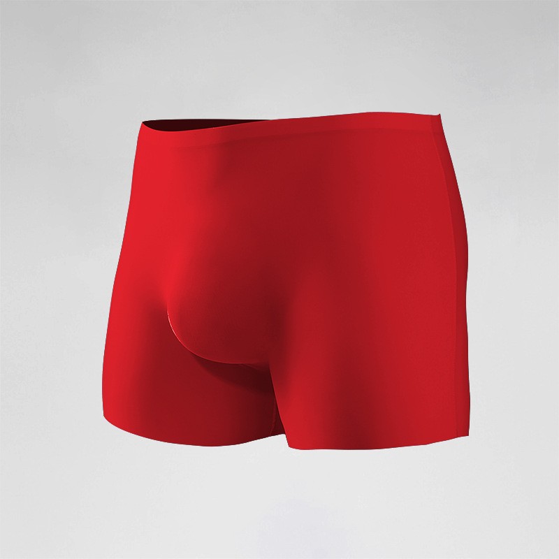 Men’s Icy Mesh Seamless Long Leg Boxer Briefs, Lightweight Ultra Thin Underwear