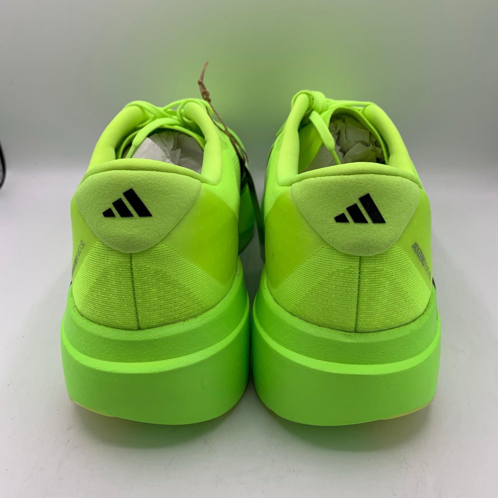 Adidas Adizero Evo SL Shoes Mens Size 11 Lucid Lemon Running Athletic Sneakers