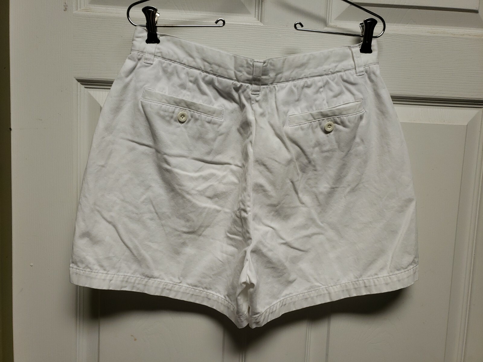 Jackie Blue Women White Shorts Size 12 White 5 Pockets At Waist Summer White