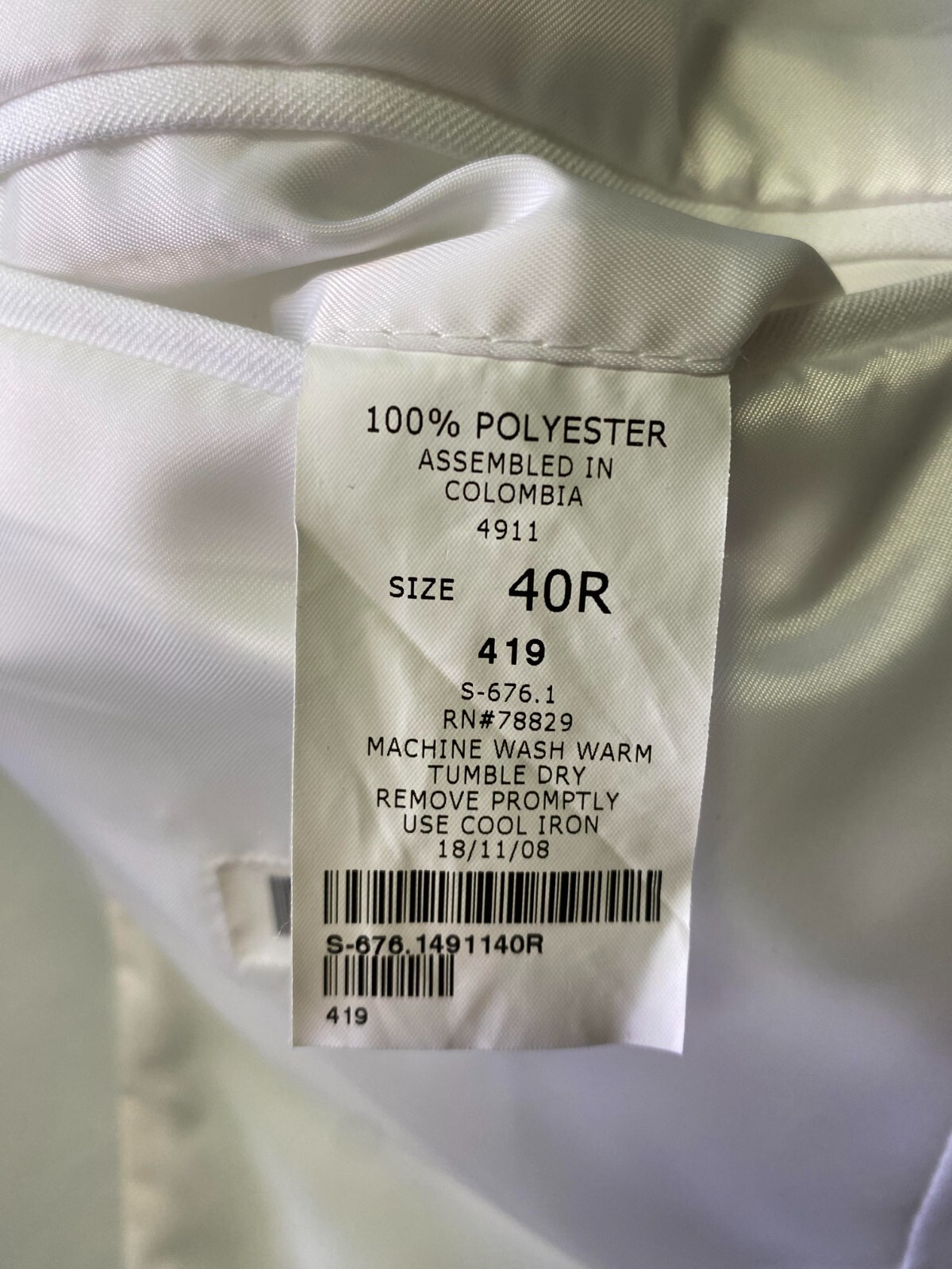 Boy’s Jean Yves White Tuxedo Jacket One Button Modern Fitted Slim Fit- Easter