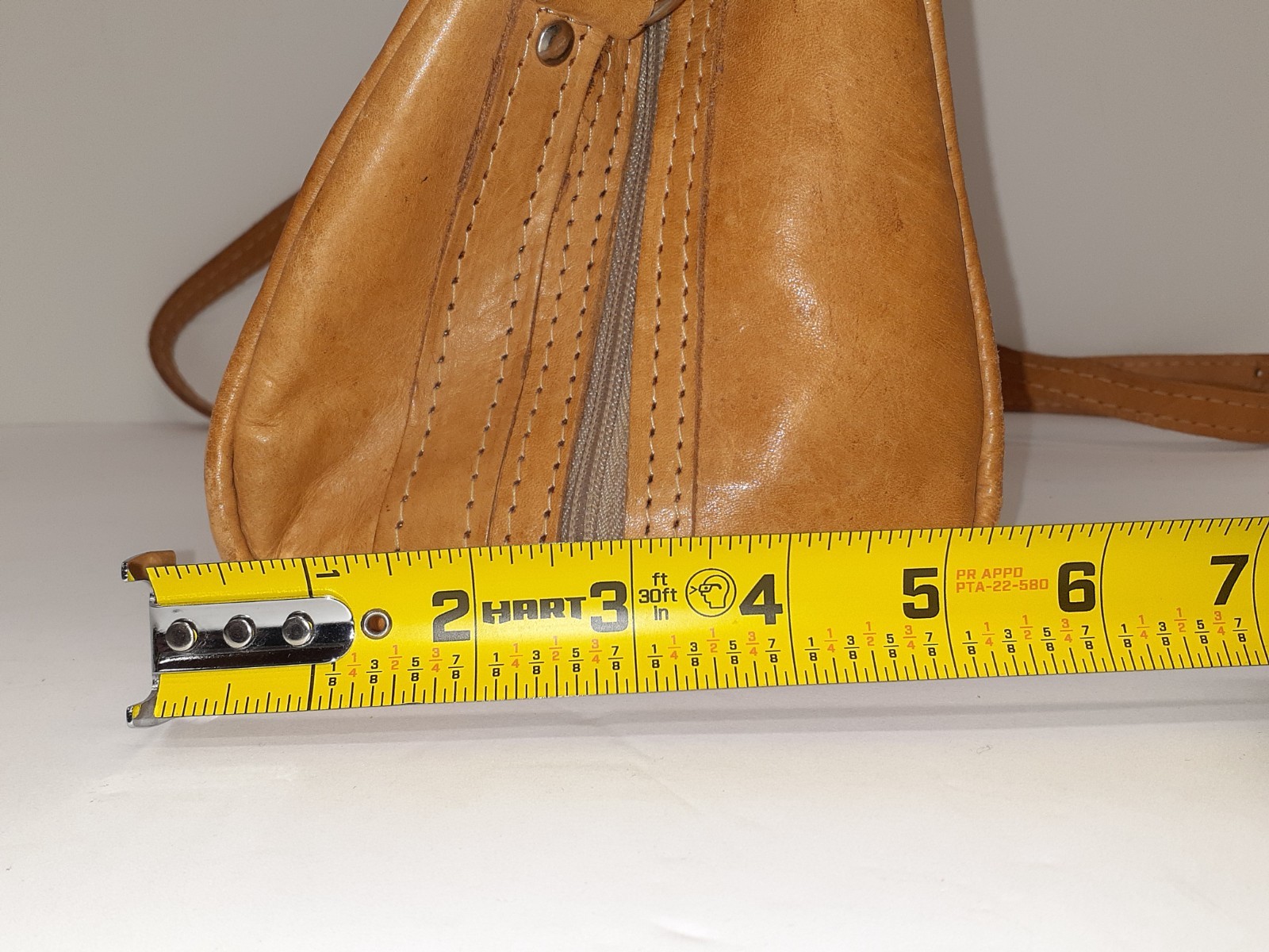 VTG FORCE TEN CLASSIC Handmade Tooled Leather Purse Paraguay