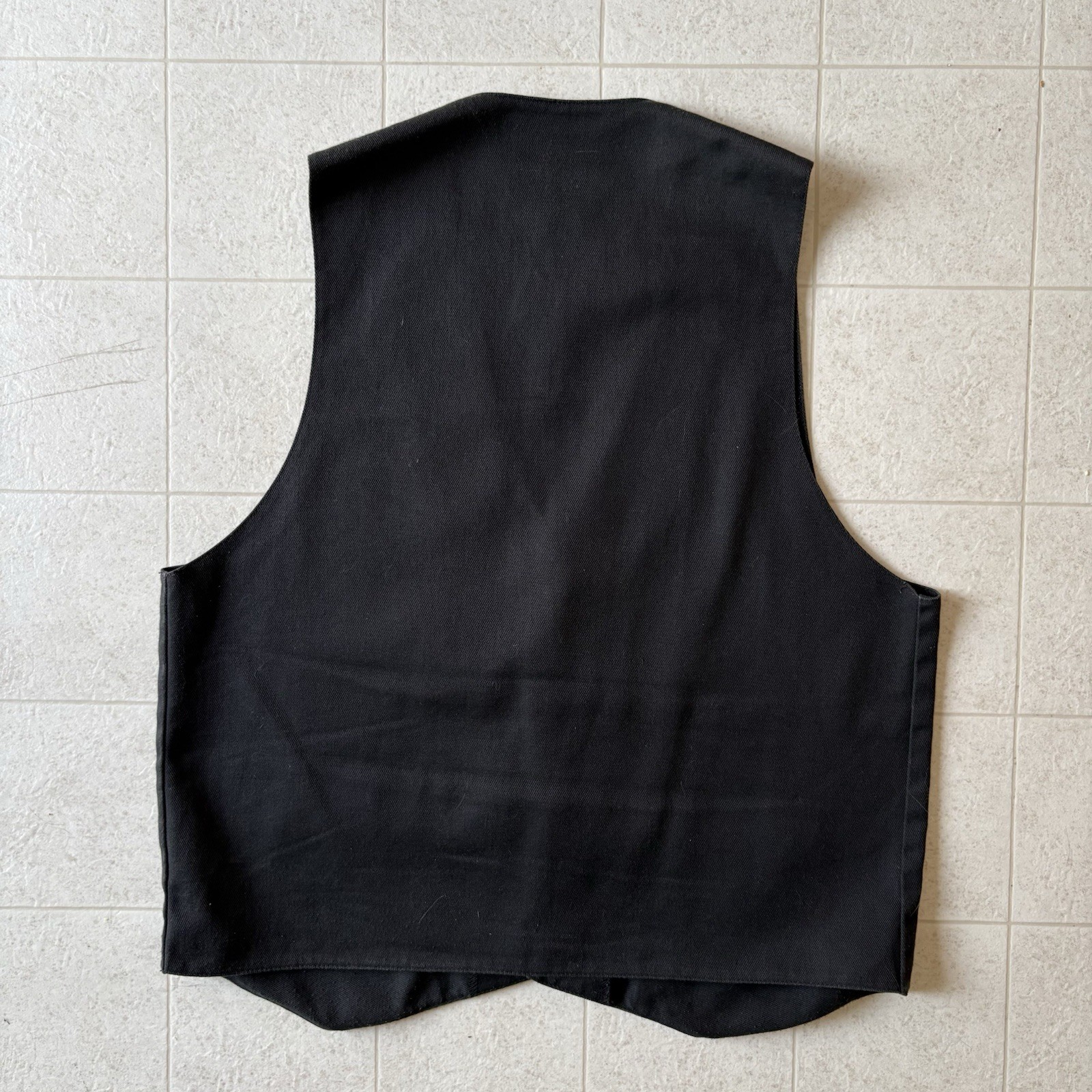 Vtg Ben Davis Cotton Twill Vest Men’s Large Made In USA Workwear Biker Grunge