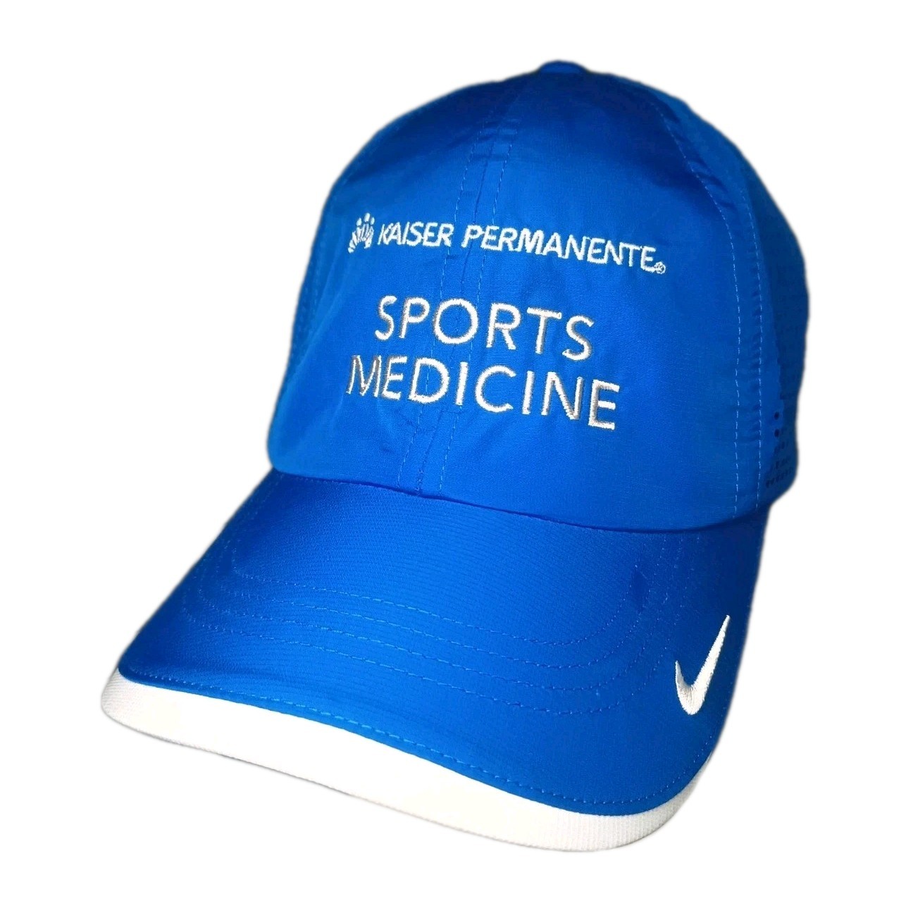 Nike Kaiser Permanente Sports Medicine Blue Hat Cap Embroidered Adjustable Golf