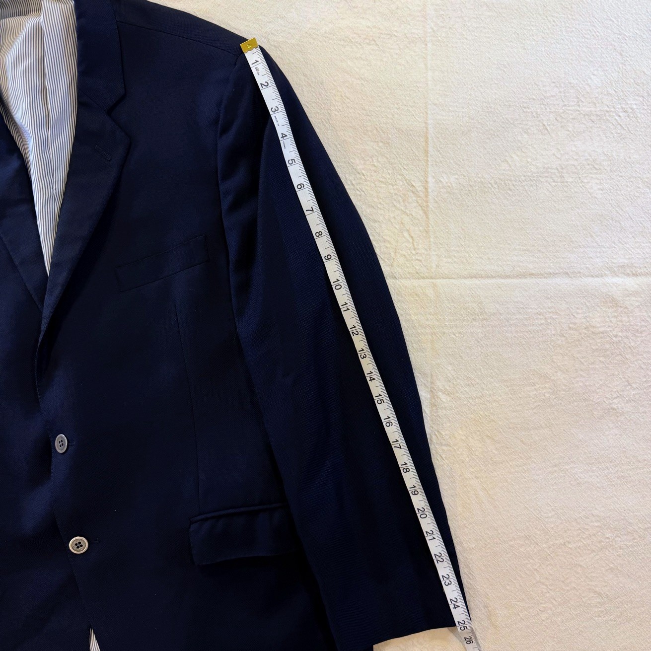 Todd Snyder Mayfair Fit Blazer Men’s 46R Navy 100% Wool Made USA Sport Coat