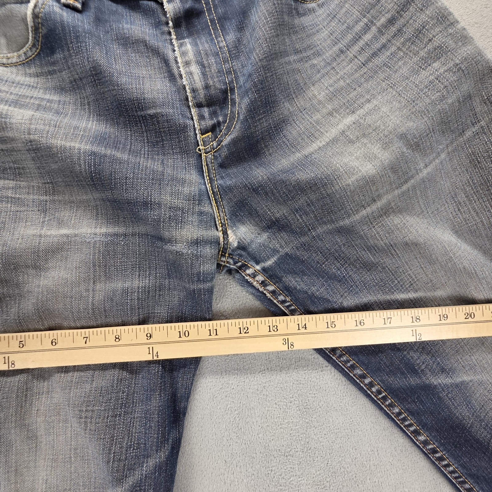 Vintage Levis 503 Jeans Mens 32×32 Blue Loose Engineered Whiskers Honeycomb