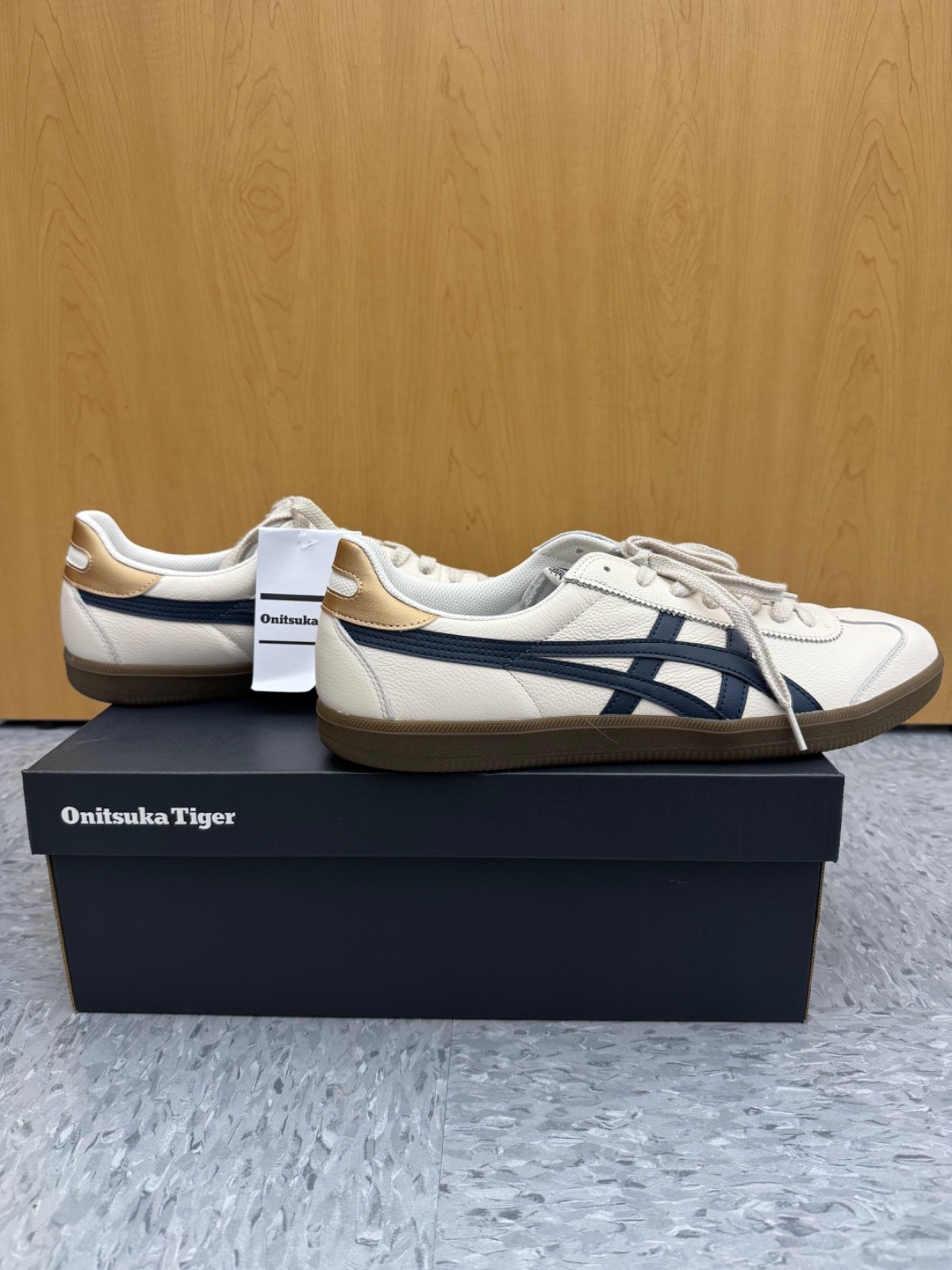 ASICS Onitsuka Tiger Tokuten Glacier Grey Peacoat 1183B938-020 Size 12.5 Unisex