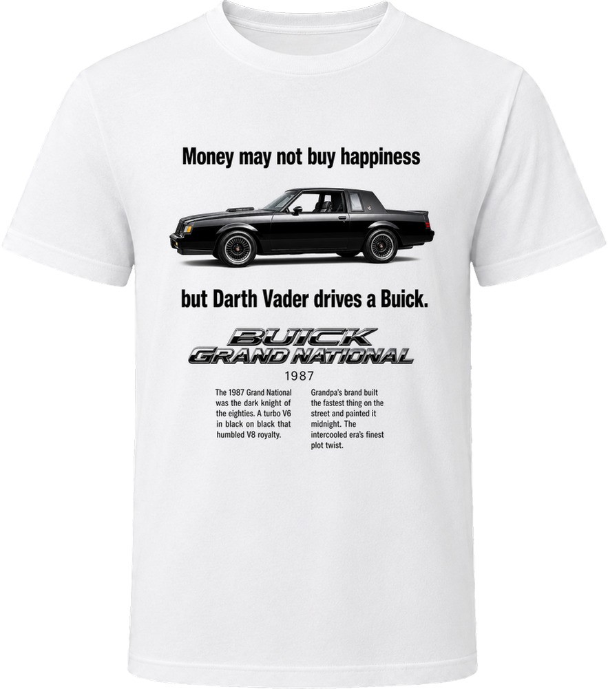 Buick Grand National 1987 Turbo Muscle Car T-Shirt