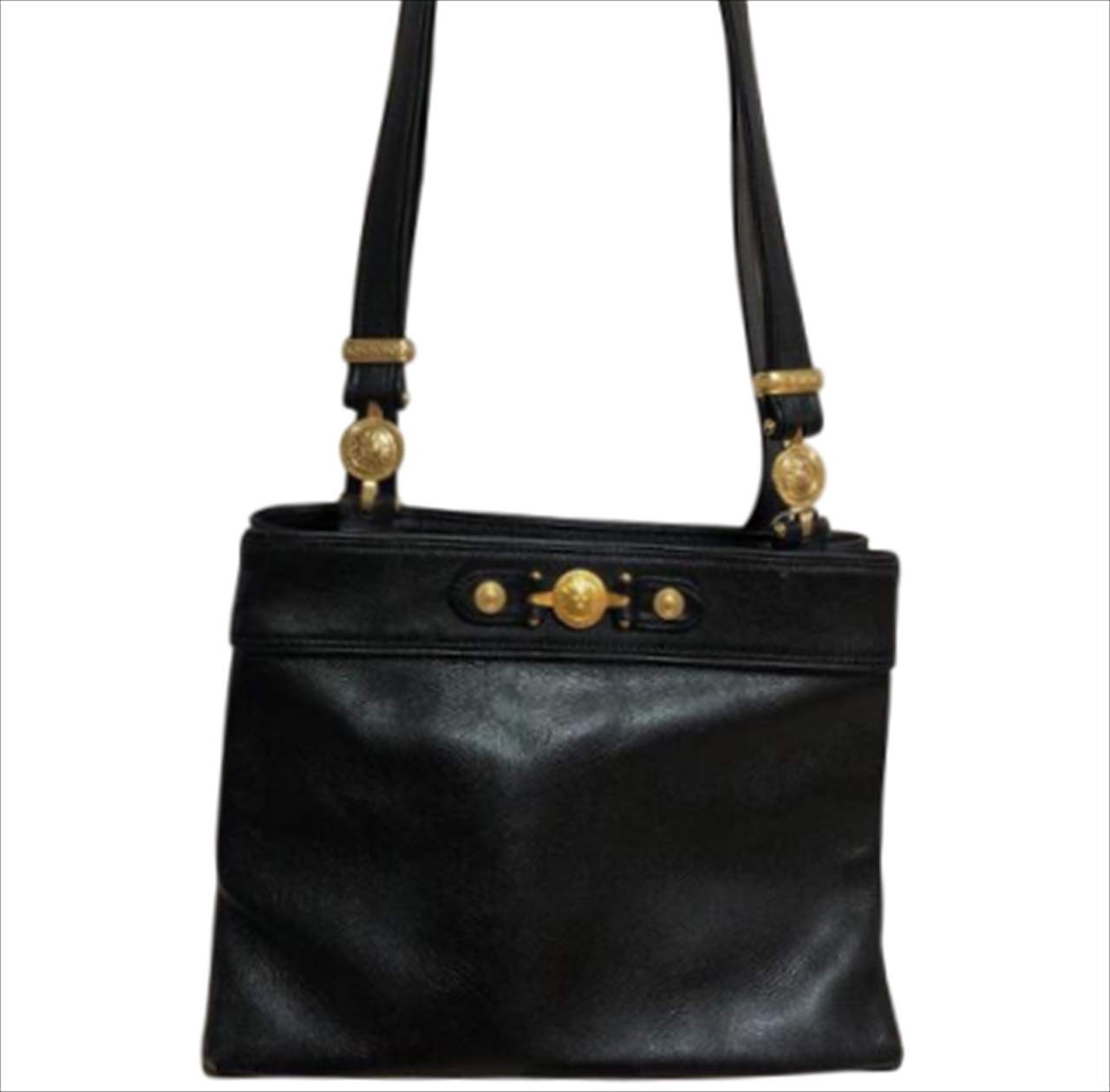 Versace Sunburst Tote Shoulder Bag Size: W:12.6 × H:9.4 in.