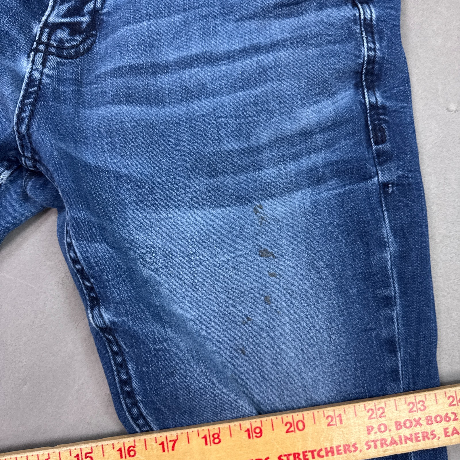 Buckle BKE Jeans Men 30×28 Blue Alec Denim Pant Faded Stretch Washout (Tag32x30)