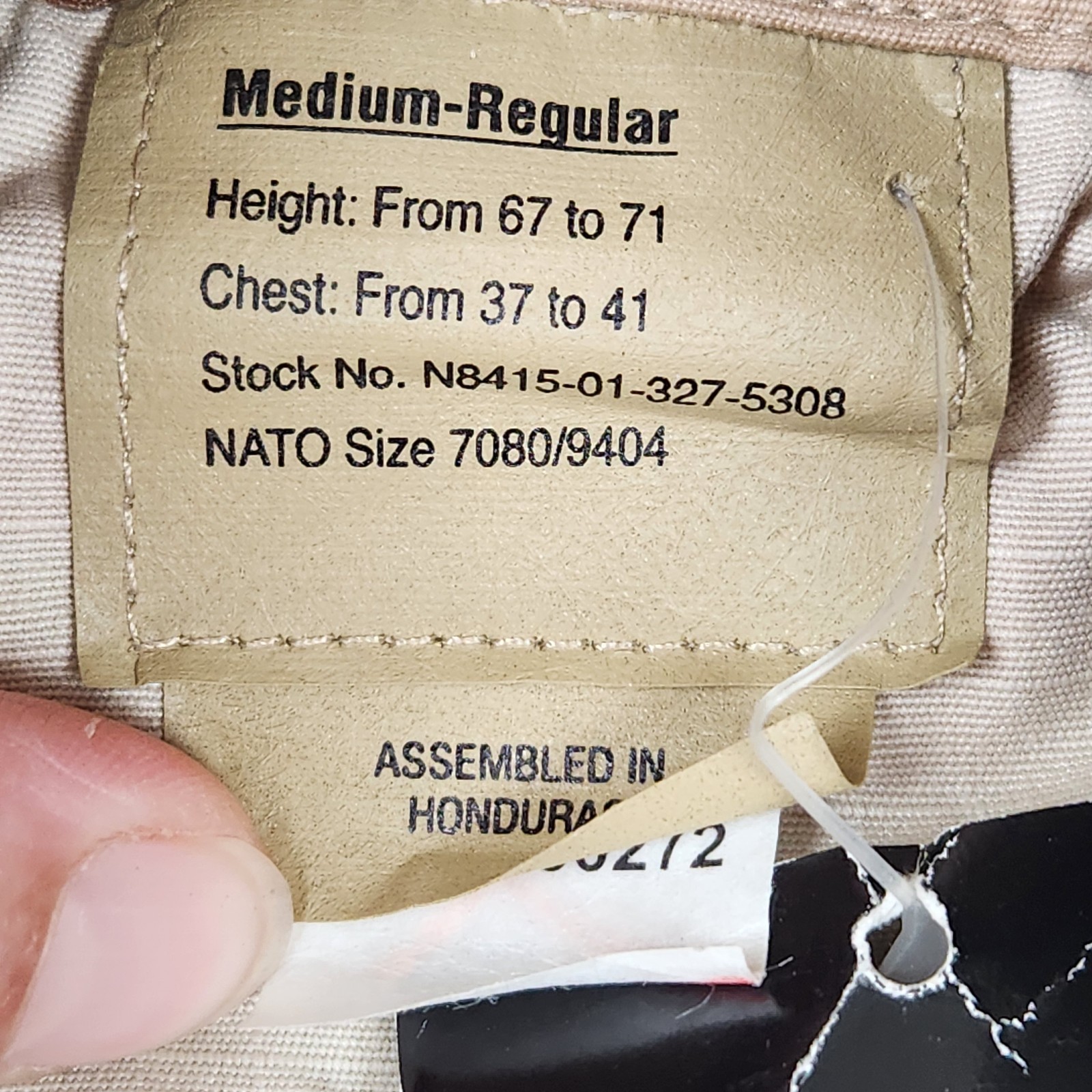 Tru-Spec Jacket Mens Medium Regular Camo 3 Color Desert BDU USAF Air Force Patch