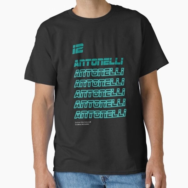 12 KIMI ANTONELLI MERCEDES Classic T-Shirt T-Shirt Made in US/AUS Size S-2XL