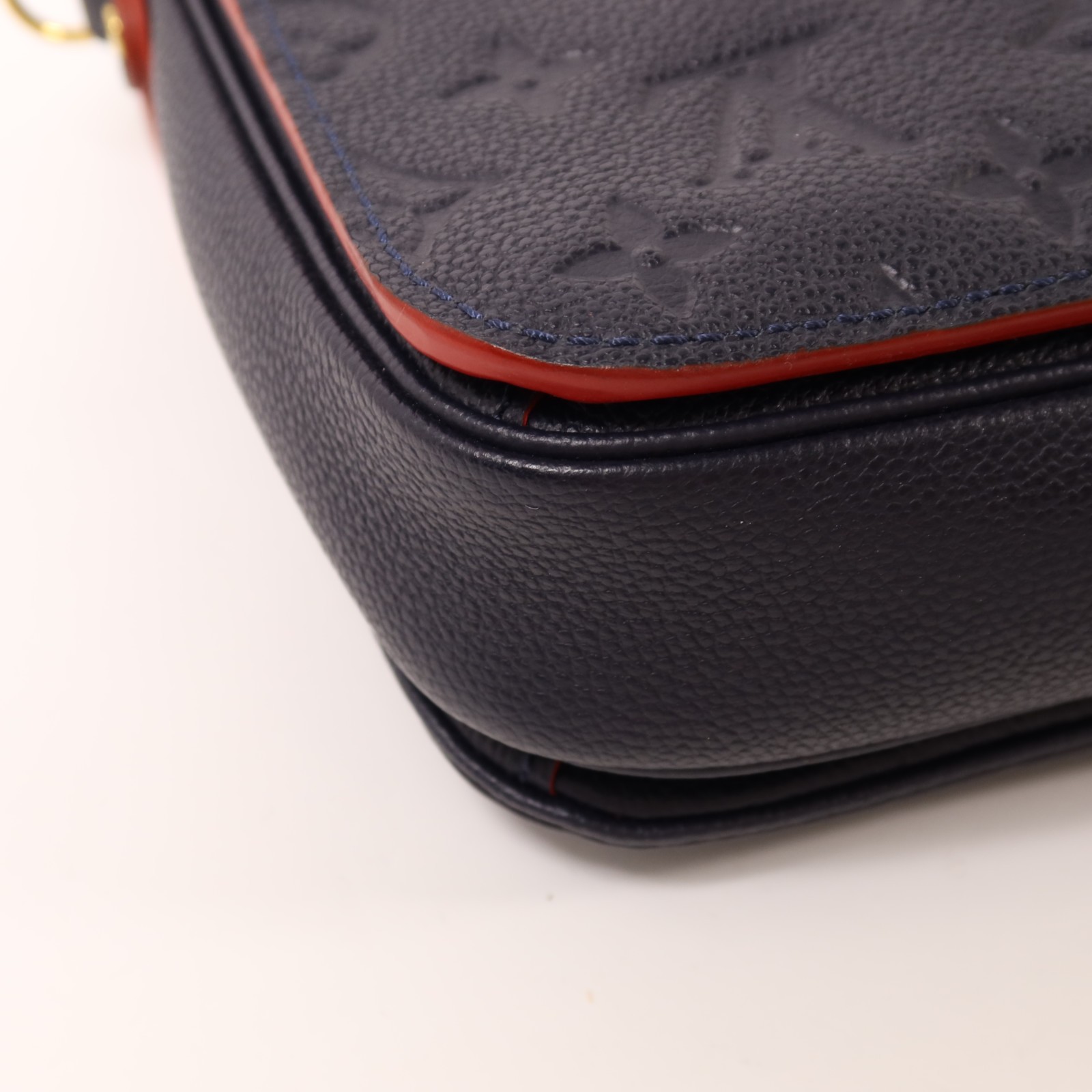LOUIS VUITTON LV GHW Pochette Metis 2 Way Bag M44071 Monogram Empreinte Navy