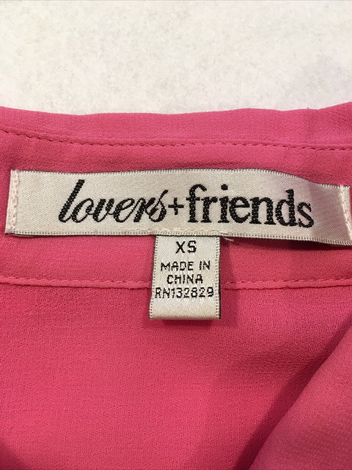 Lovers + Friends Women’s Size XS Sleeveless Collared Flap Pockets Sheer Shirt