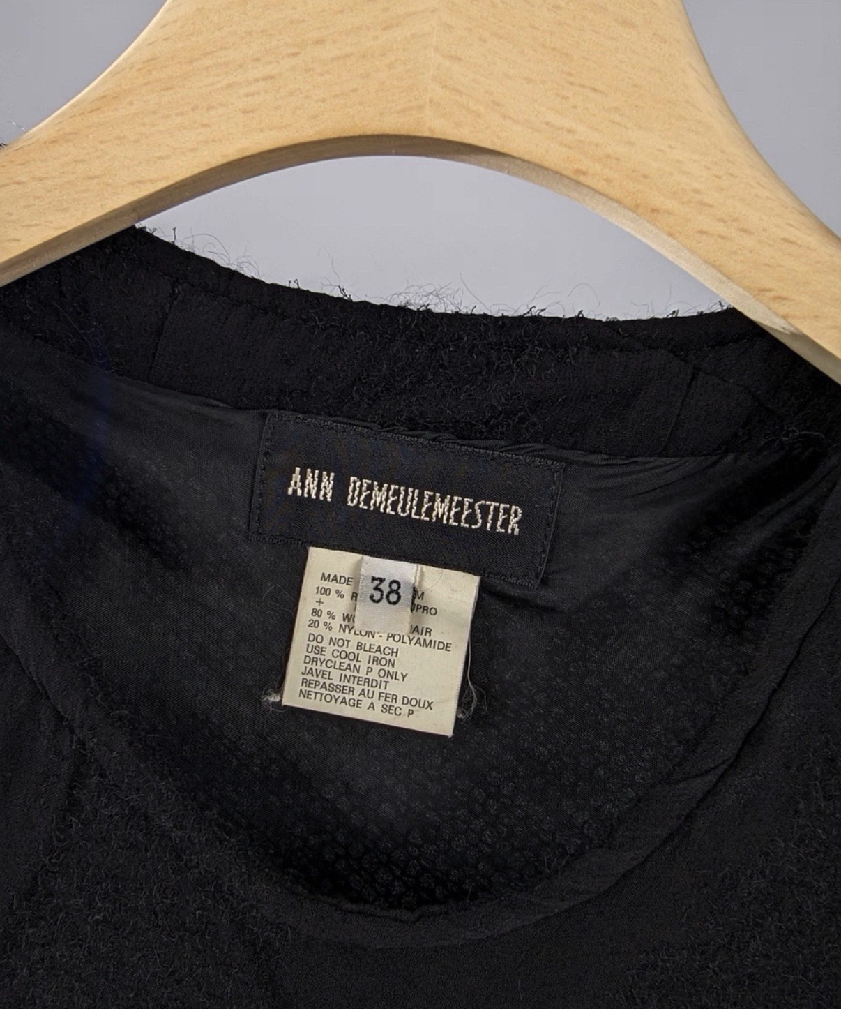 Ann Demeulemeester 90s Dress 38 Size