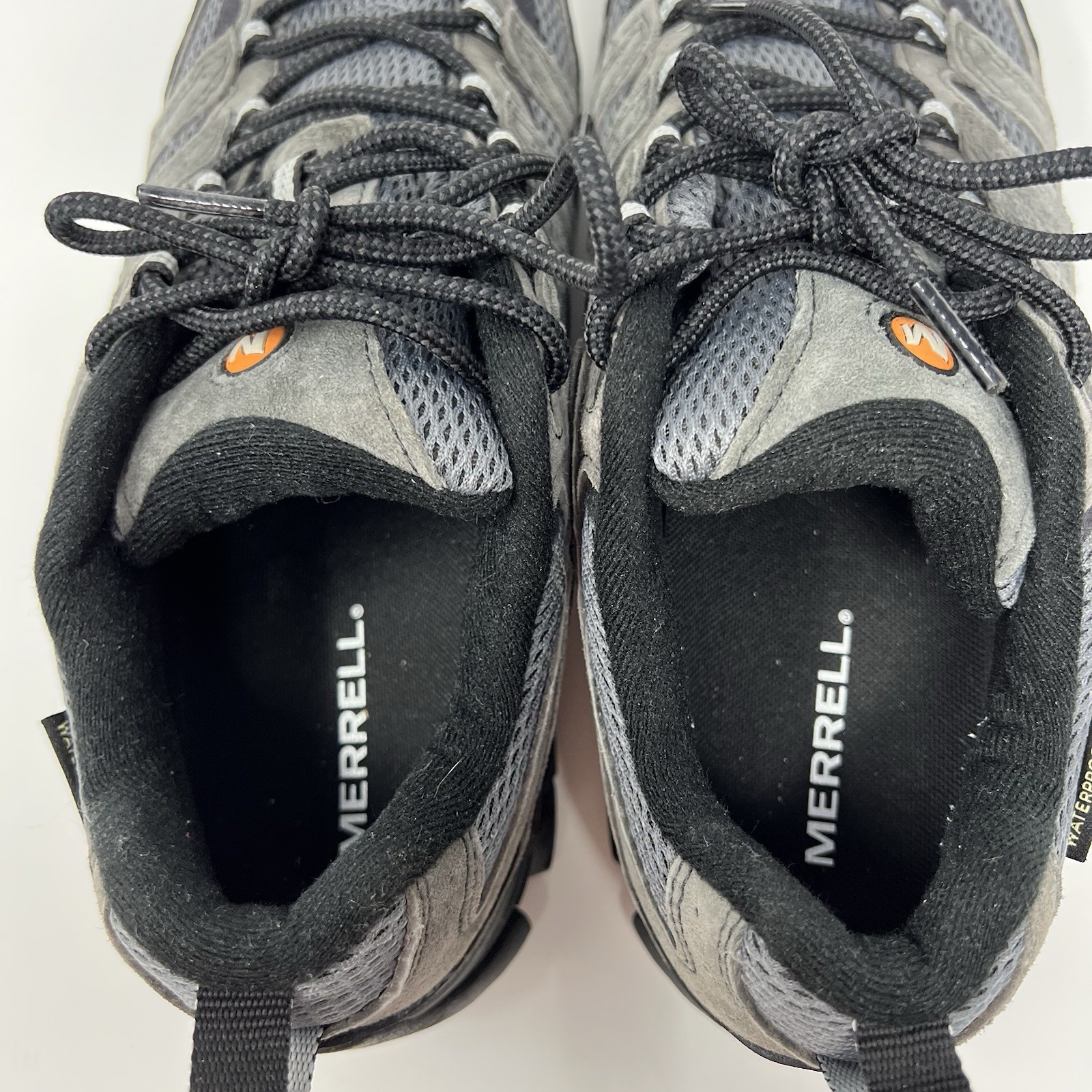 Merrell Moab 3 Waterproof Shoes Mens Size 11 Gray Granite Trail Hiking Vibram