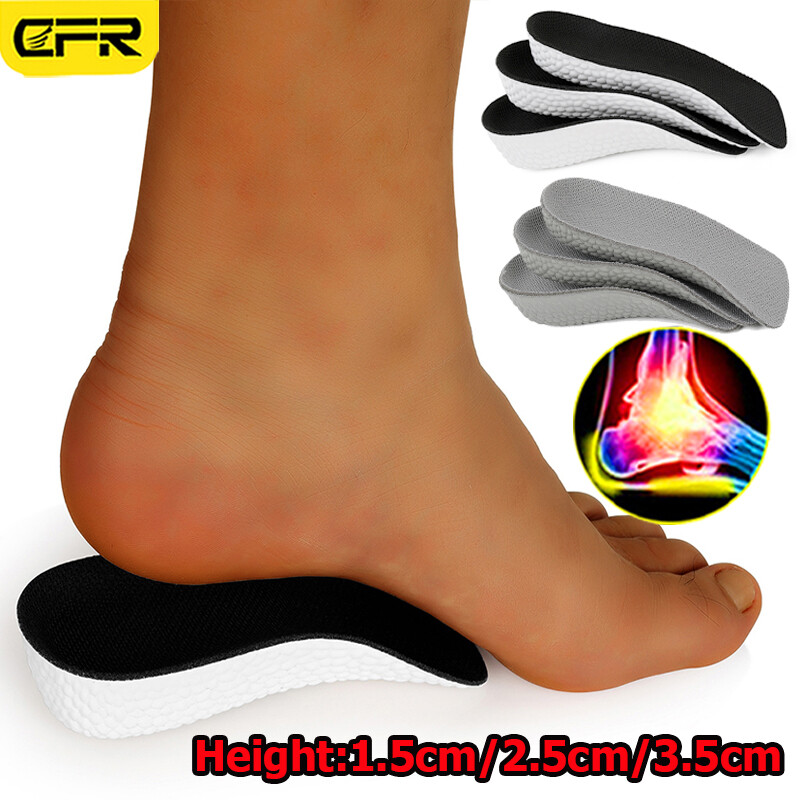 Shoe Insoles Inserts Pad Invisible Height Increase Heel Lift Taller Men Women