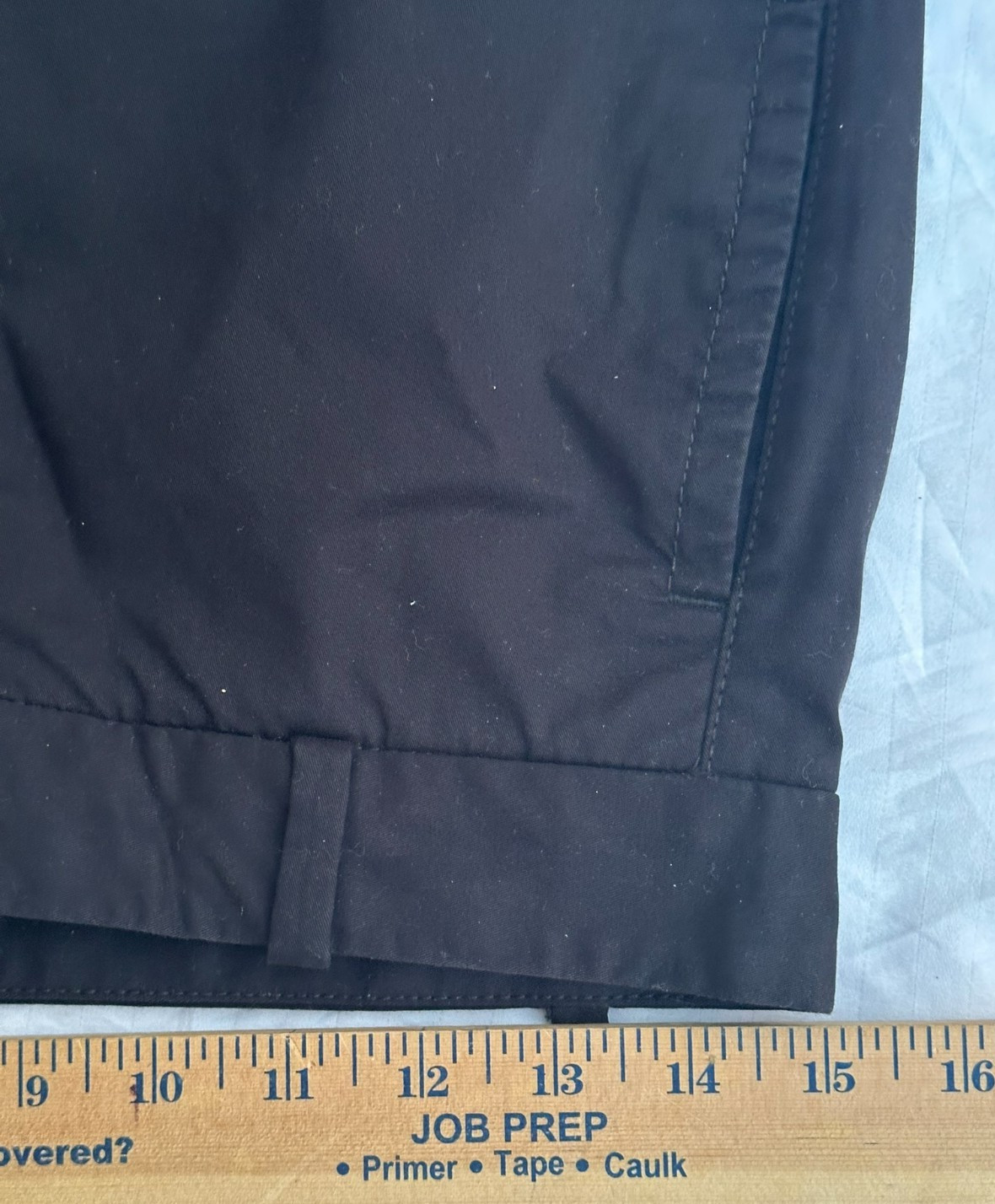 Massimo Dutti Mens Black Chino Straight Leg Pants Casual Stretch Slacks 30×28