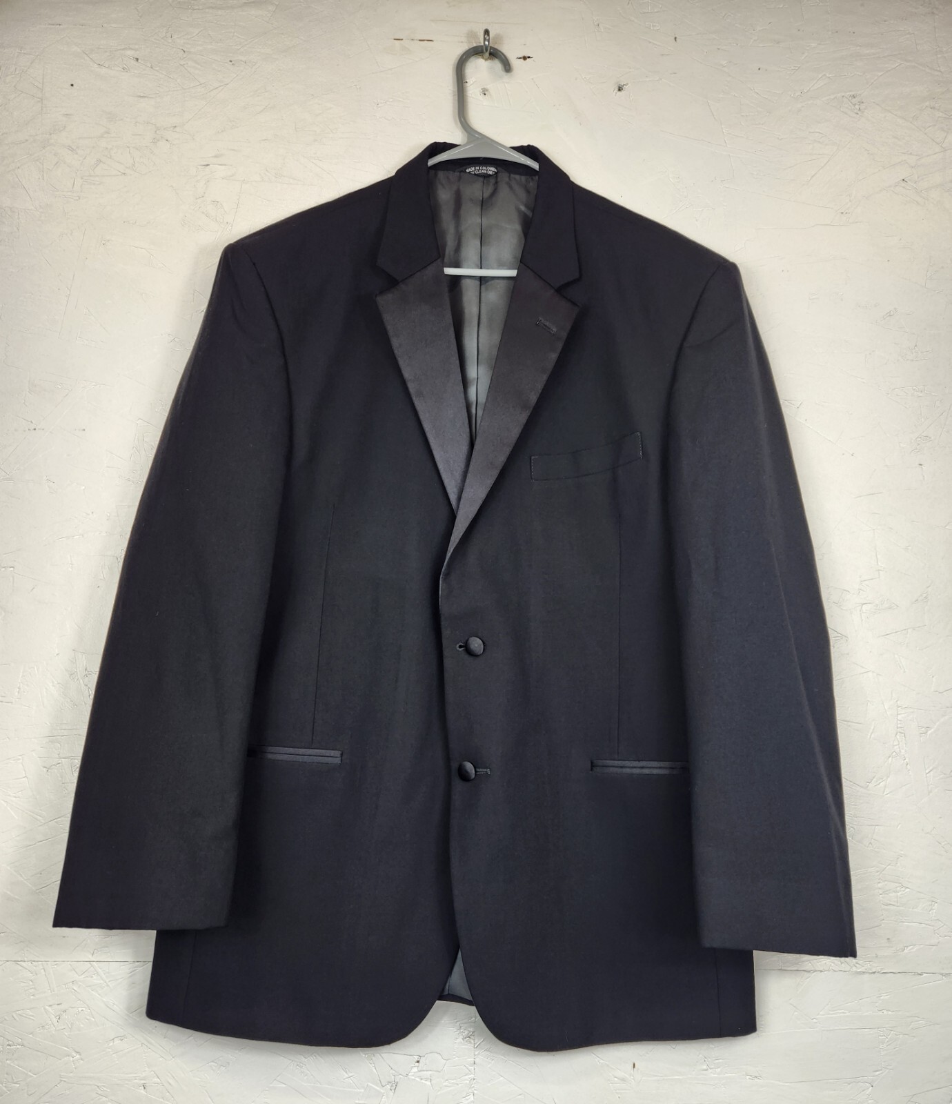 Chaps Ralph Lauren Tuxedo Jacket Black Wool Canada 44L