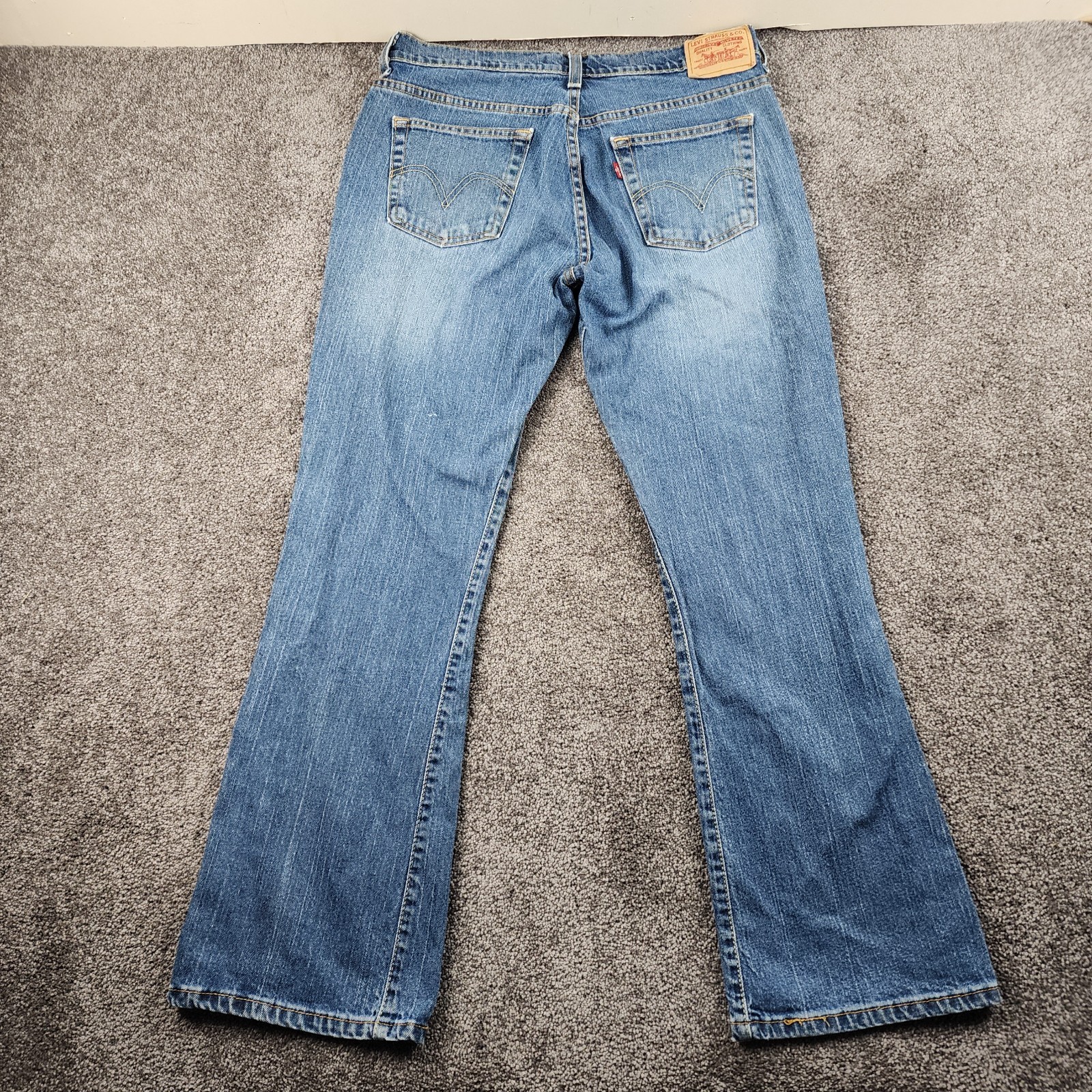 Levi’s 505 Jeans Mens 29×30 Blue Classic Straight Fit 100% Cotton Workwear Denim