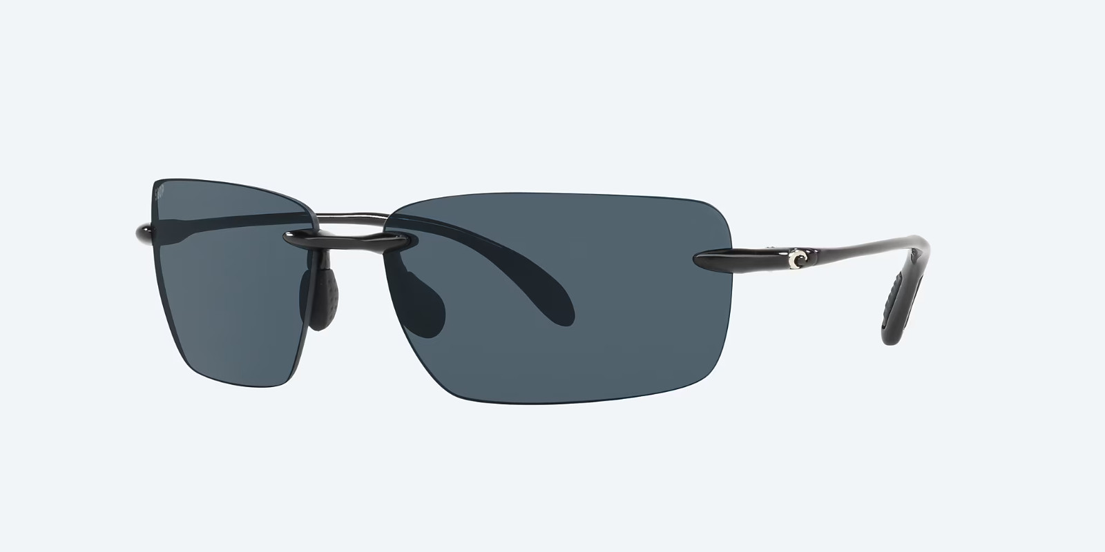 Costa Del Mar Sunglasses GULF SHORE Shiny Black / Gray POLARIZED 580P Plastic
