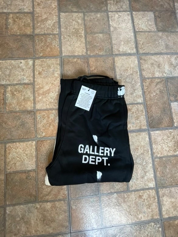 Gallery Dept Black Paint Splatter Sweatpants Sizes S,M,L,XL High Quality New