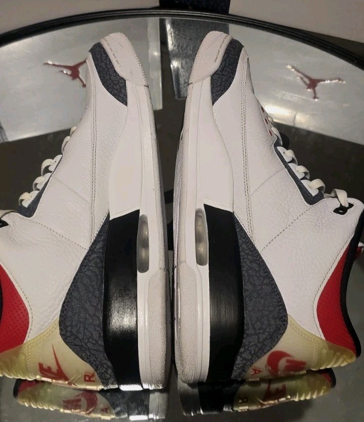 Nike Air Jordan 3 Retro SE Fire Red Denim CZ6431-100 US 15 Rare Excellent OG Box