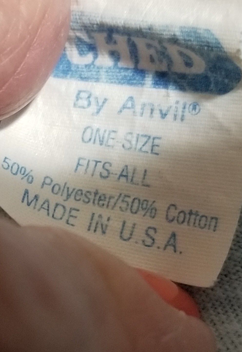 Vintage 1980’s CHED by Anvil BMW Nightgown Baby Blue with Navy Trim One Size
