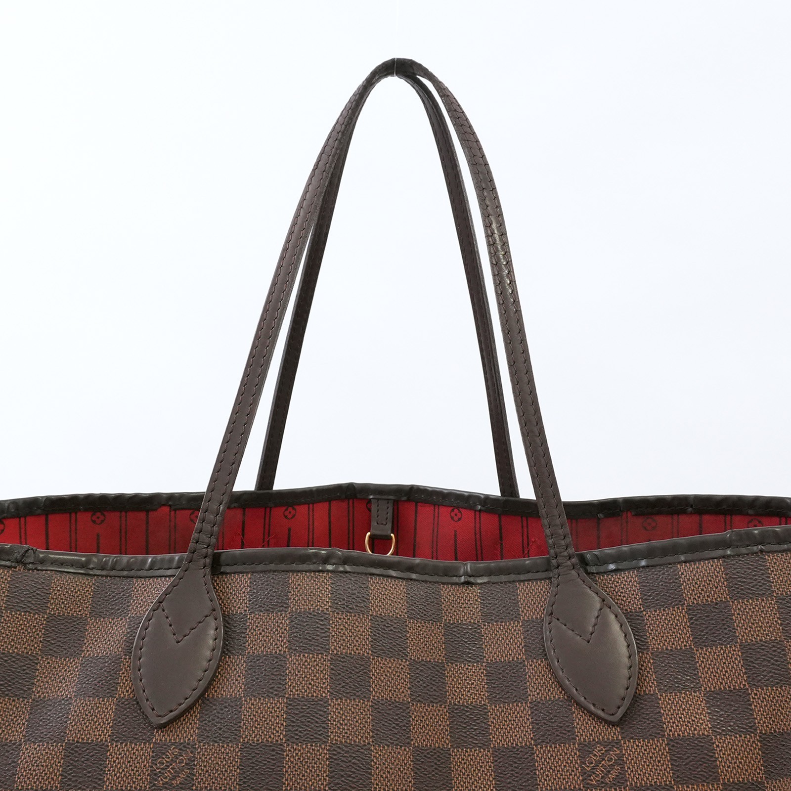 LOUIS VUITTON LV Damier Ebene Neverfull GM N51106 Tote Bag TJ0162 Auth #56818A