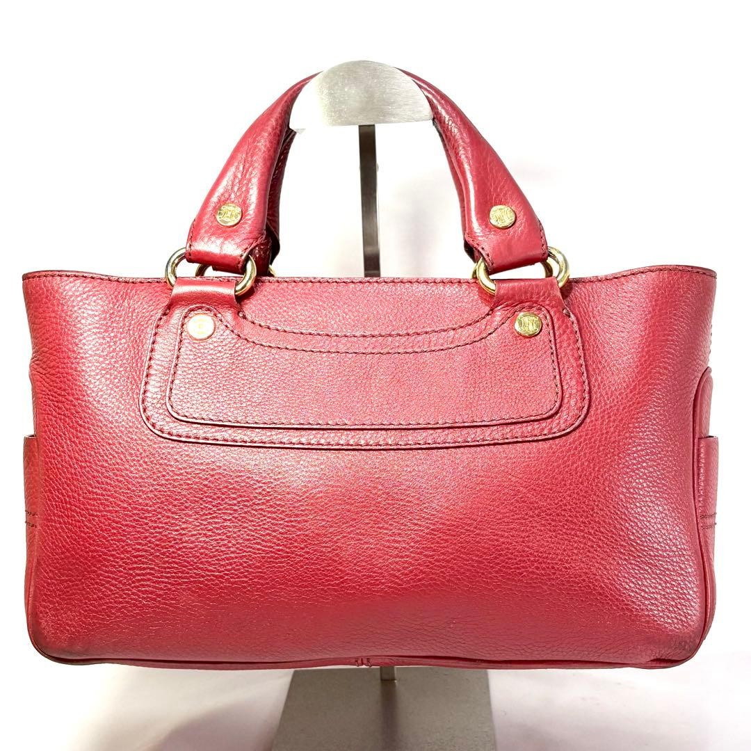 [Rare & Highly Sought-After] CELINE Genuine Leather Handbag (Boogie Bag)