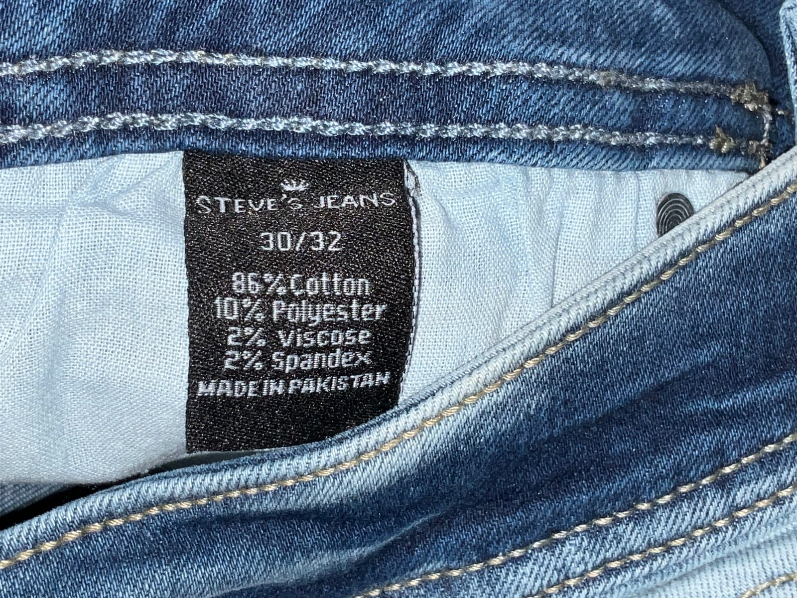 STEVE’S JEANS Slim Fit Men’s 30×32. Color-Flyn. NEW