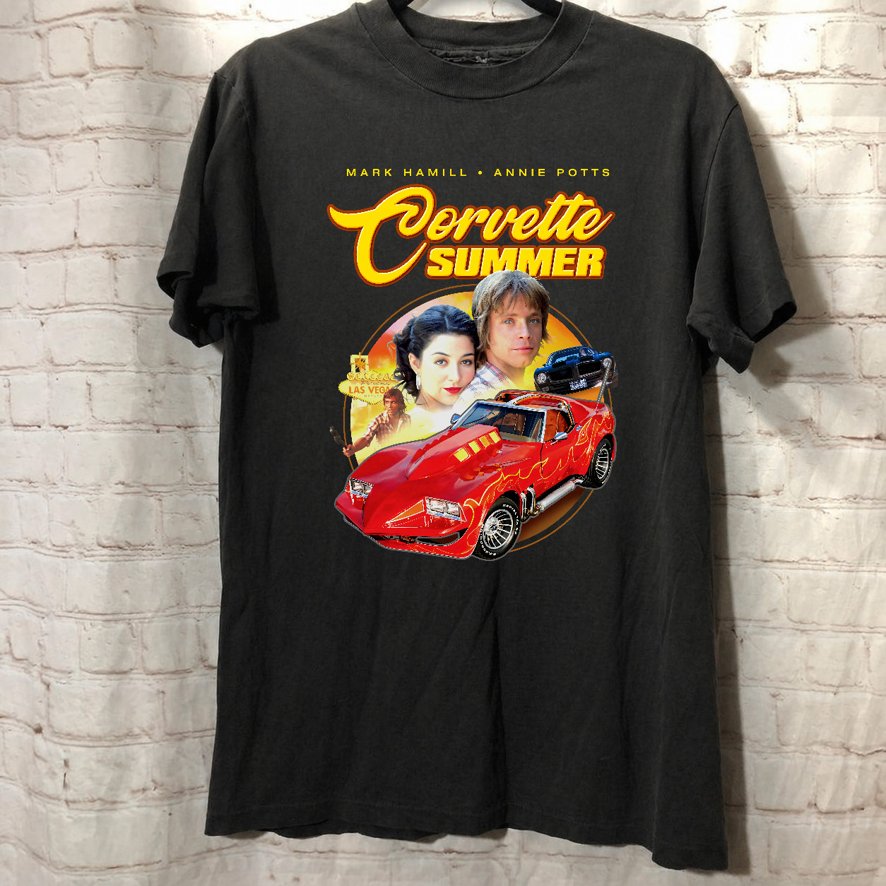 Corvette Summer T-Shirt – Classic Car Movie 1970s Muscle Car Design