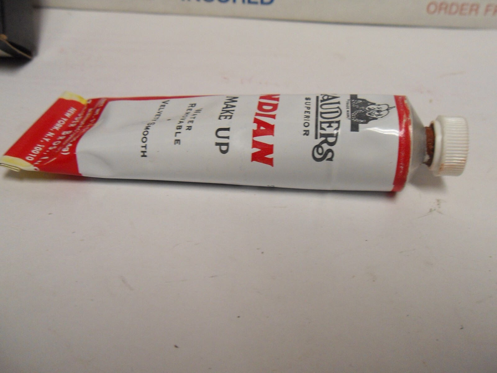 Vintage Zauders Superior Indian Makeup Zauder Brothers NY 1 1/4 oz 90% Full
