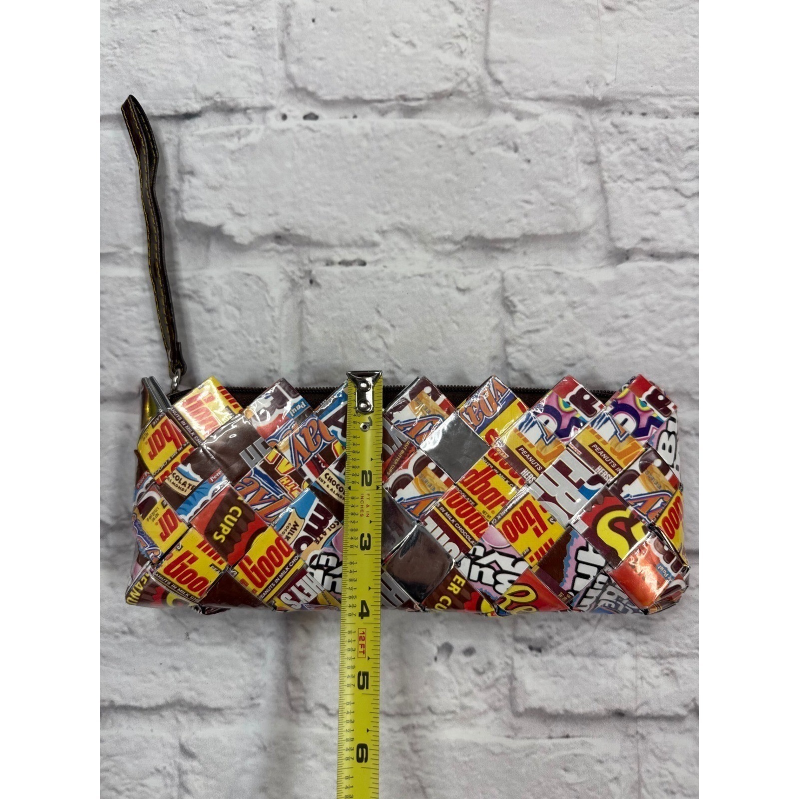 2 Nahui Ollin Recycled Wrapper Bags Set Medium Multi Excellent Woven Pop Y2K