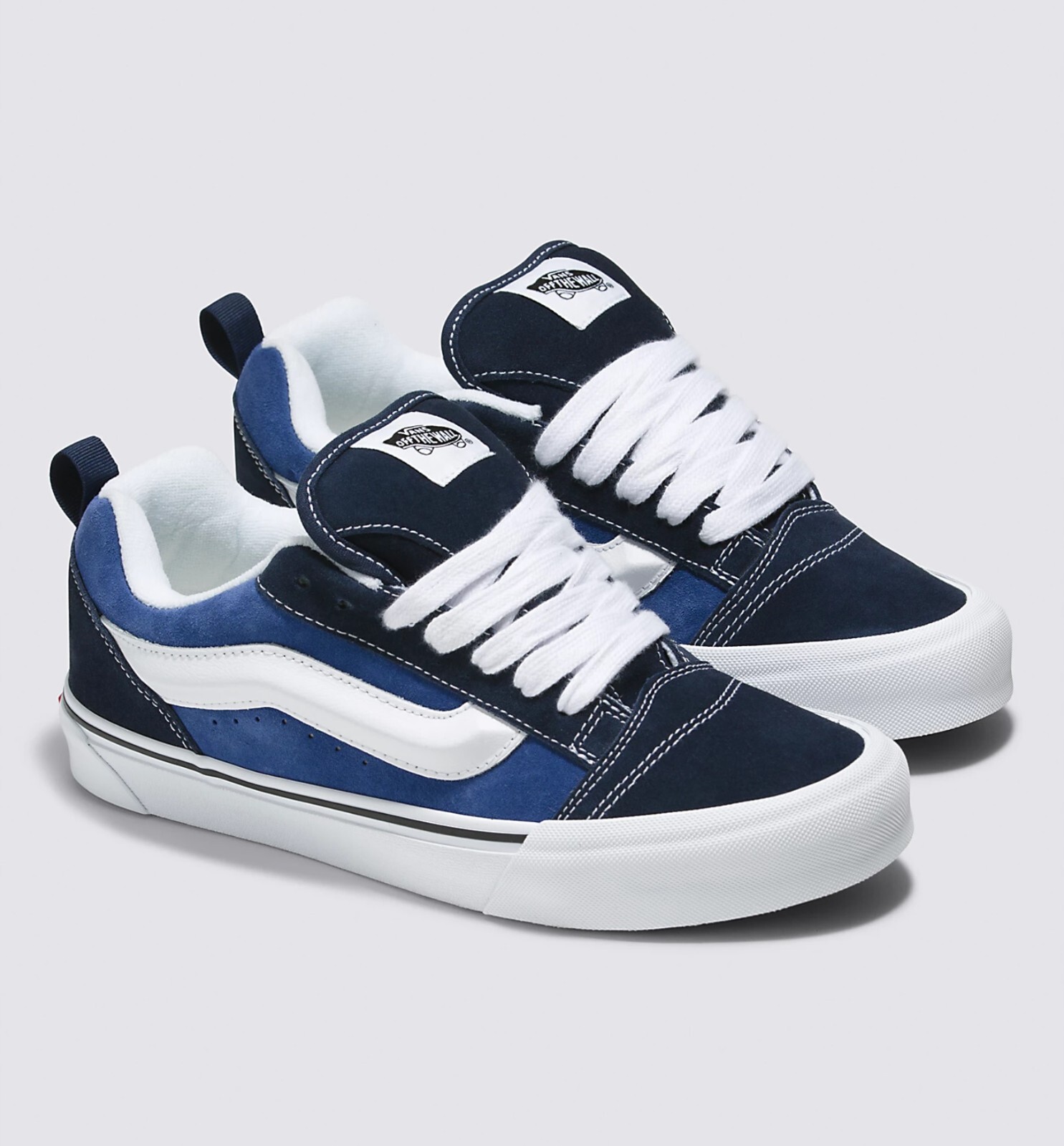 Vans KNU SKOOL Navy / True White Men’s Casual Skate Unisex Sneaker Shoes New