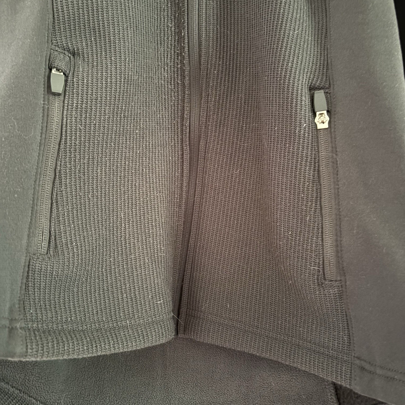 Swisstech Men’s Greystone Full Zip Fleece Hooded Hoodie Zip Pockets Size M