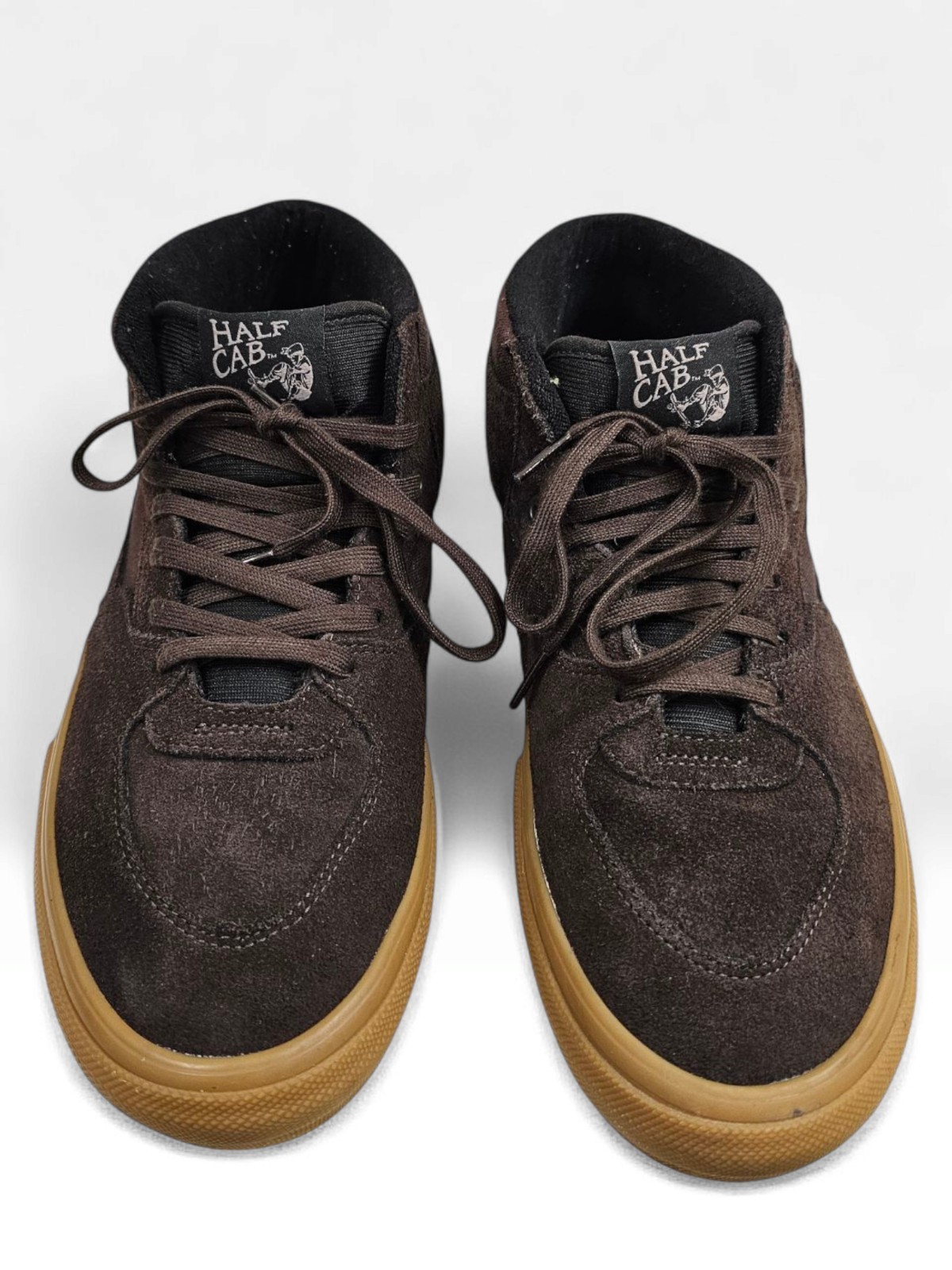 VANS Skate Men Half Cab Brown Gum Suede Low Sneakers 12M