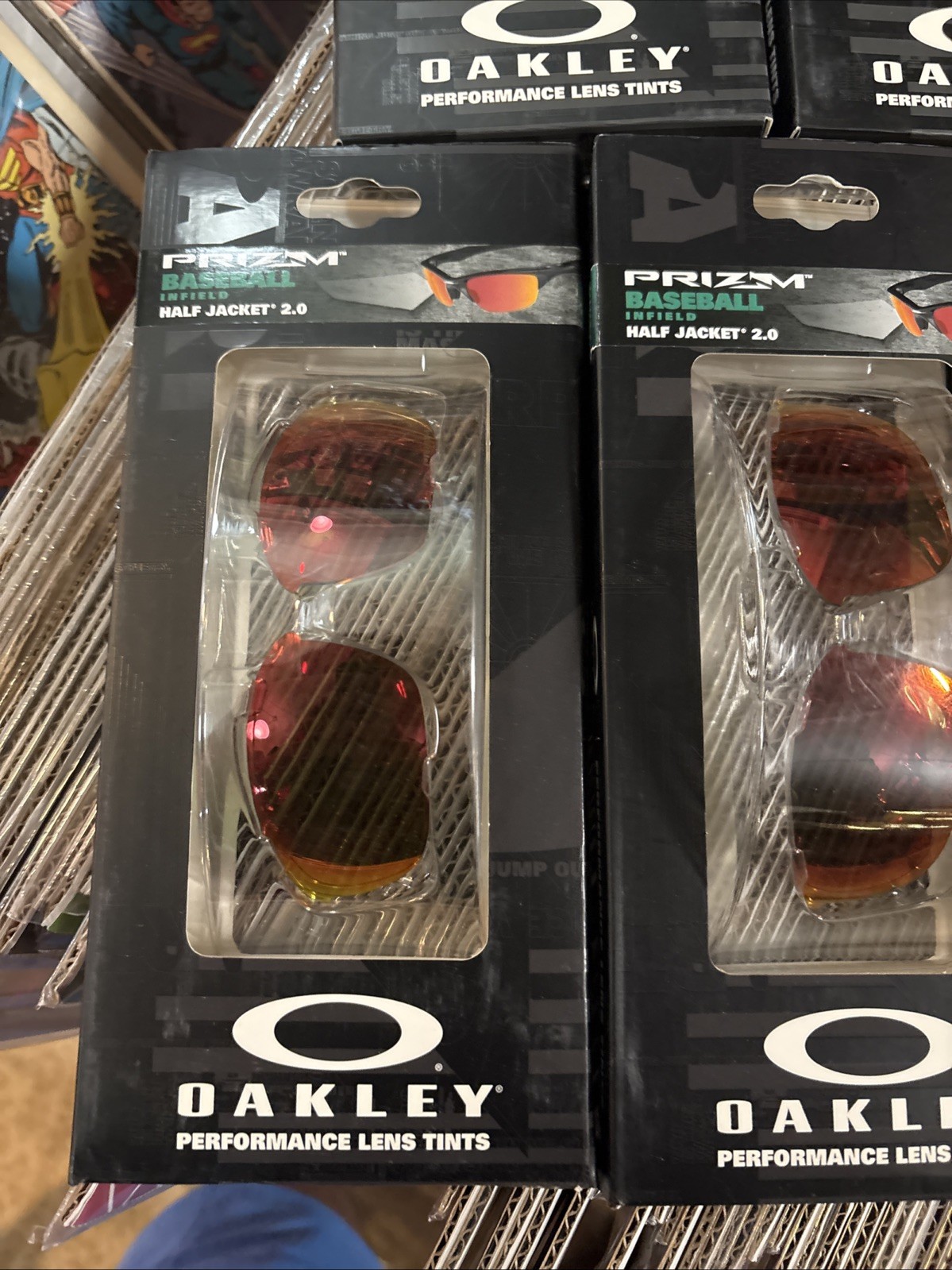 Oakley Half Jacket 2.0 Red Prizm Lenses Brand New In Box Lot Of 5 Fast S/H
