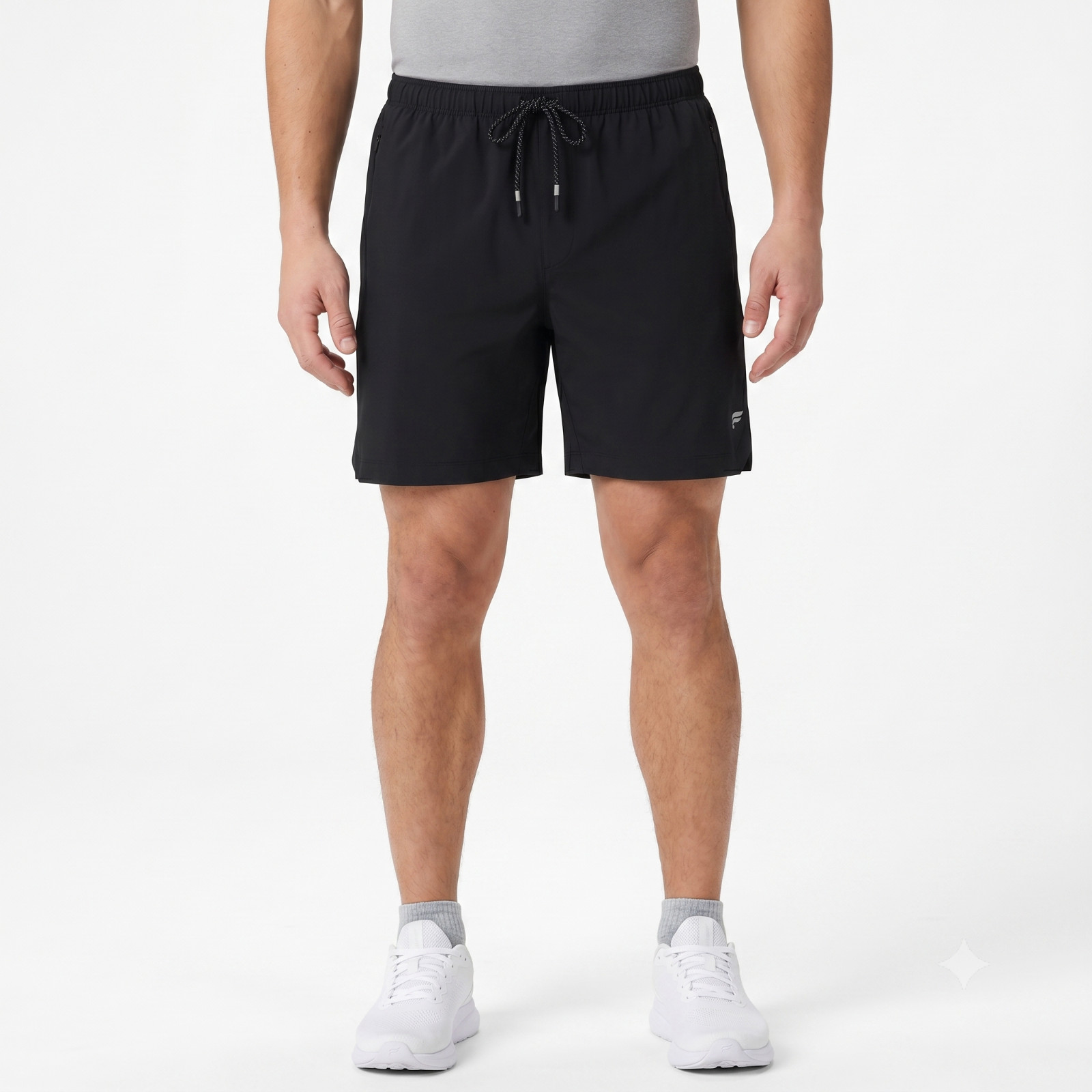 Fabletics Men’s Active Shorts Quick Dry Zip Pockets 7 Inseam Gym Workout S-XXL